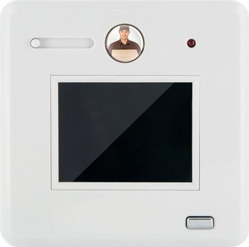 Schwaiger TS100 532 Digitaler Türspion (Innenbereich, Digitaler und optischer Türspion, Zuverlässiger Schutz vor unerwünschten Besuchern, Guckloch mit Display)