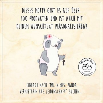 Mr. & Mrs. Panda Notizbuch Vermieterin Leidenschaft - Transparent - Geschenk, Notizheft, Tagebuc Mr. & Mrs. Panda, Personalisierbar