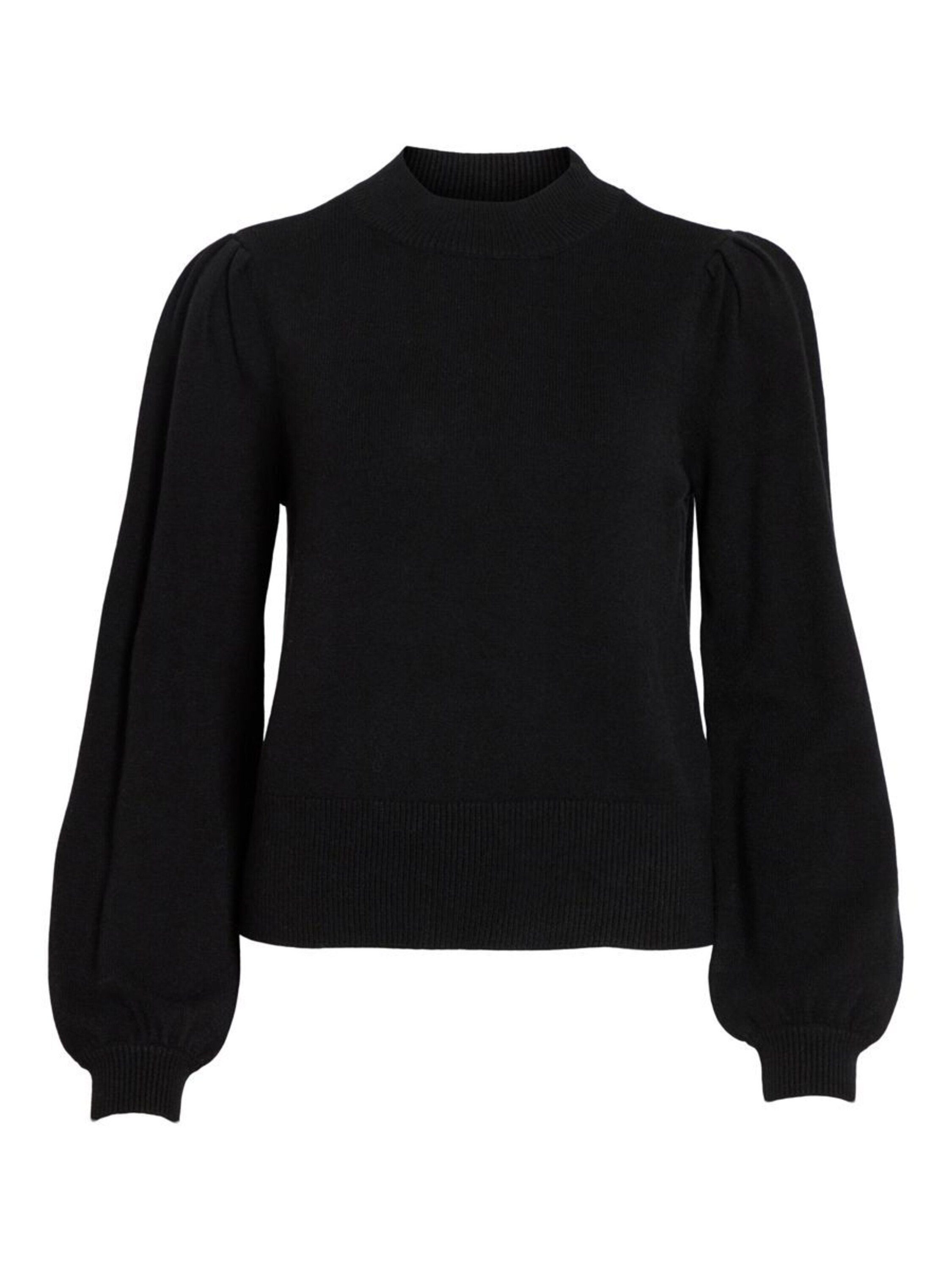 Vila Strickpullover VIRil (1-tlg) Drapiert/gerafft günstig online kaufen