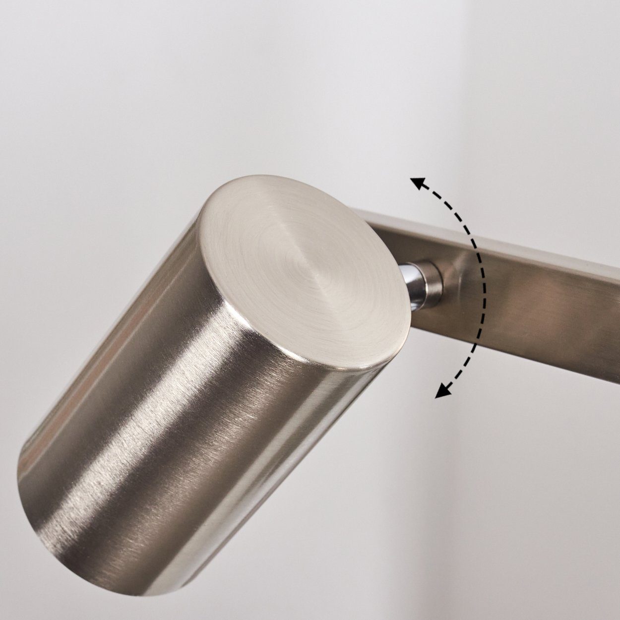 4xGU10 Höhe Leuchtmittel, in Metall »Godo« Hängeleuchte Schirmen, Nickel-matt, verstellbaren Hängelampe Pendelleuchte 151cm, mit aus hofstein moderne max. ohne
