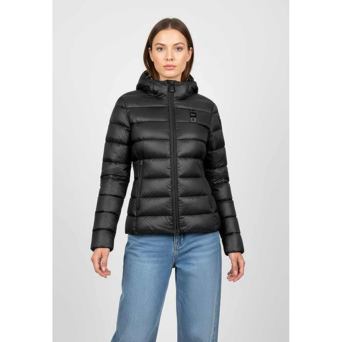Blauer Steppjacke Caroll Damen (1-St) Winterjacke, Übergangsjacke, Windjacke, Outdoorjacke, Mantel – Bild 4 von 5