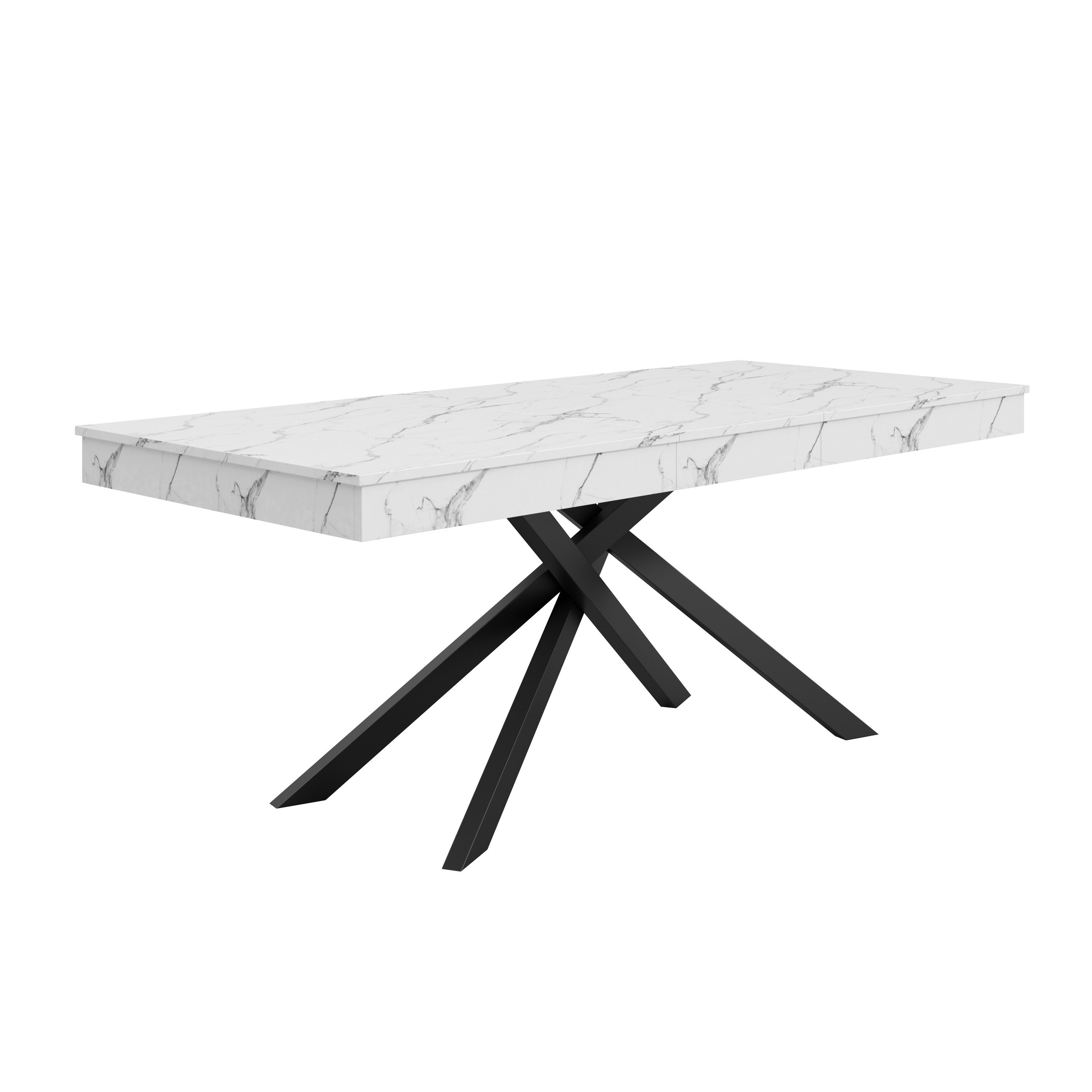 BlingBin Esstisch Ausziehbarer Esstisch, Küchentisch Geeignet für 6-8 Perso günstig online kaufen