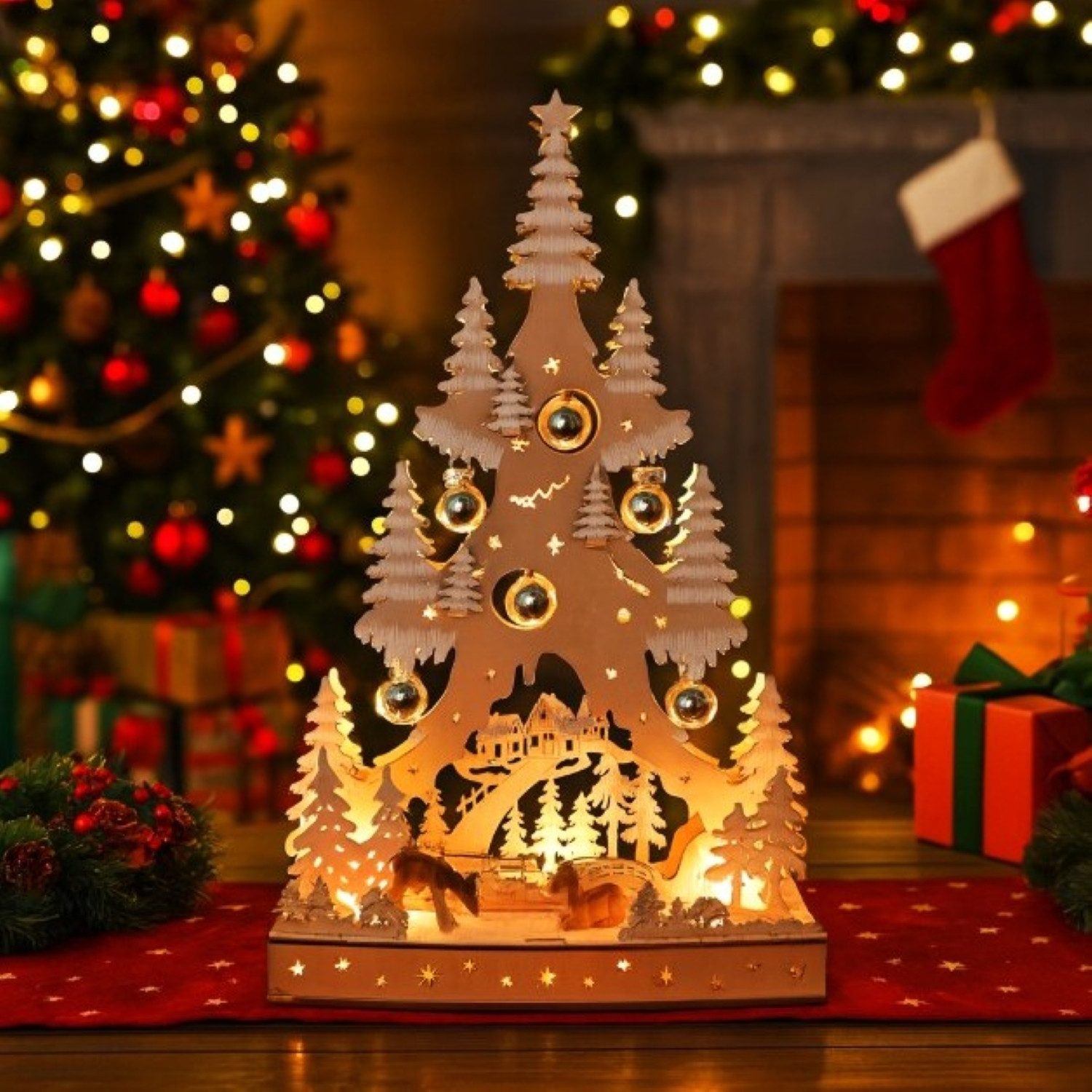 Online-Fuchs LED Dekoobjekt Lichterspitze Weihnachtsbaum aus günstig online kaufen