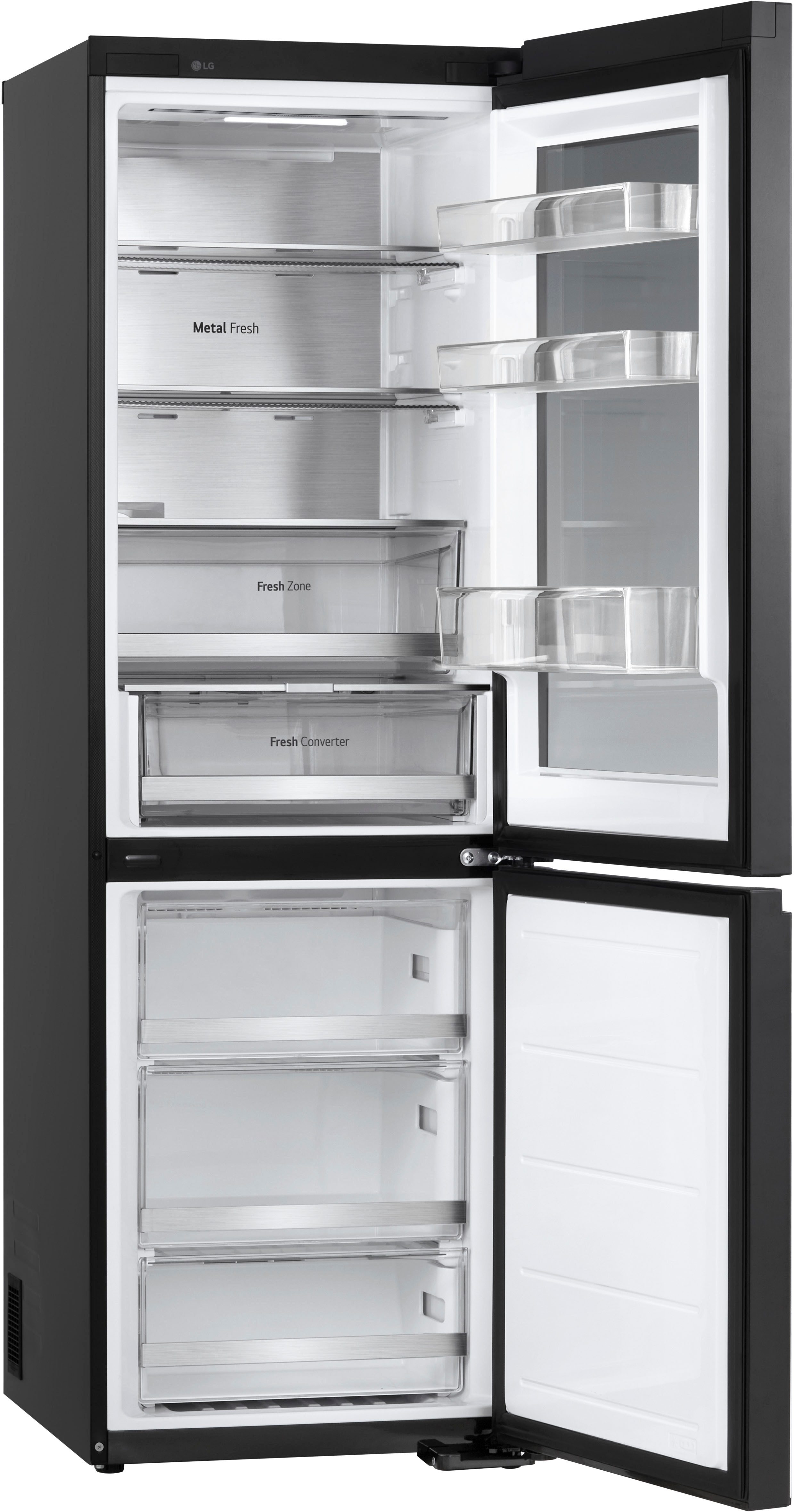 LG Kühl-/Gefrierkombination InstaView® GBG5160CEV, 186 cm hoch, 59,5 cm breit – Bild 4 von 5