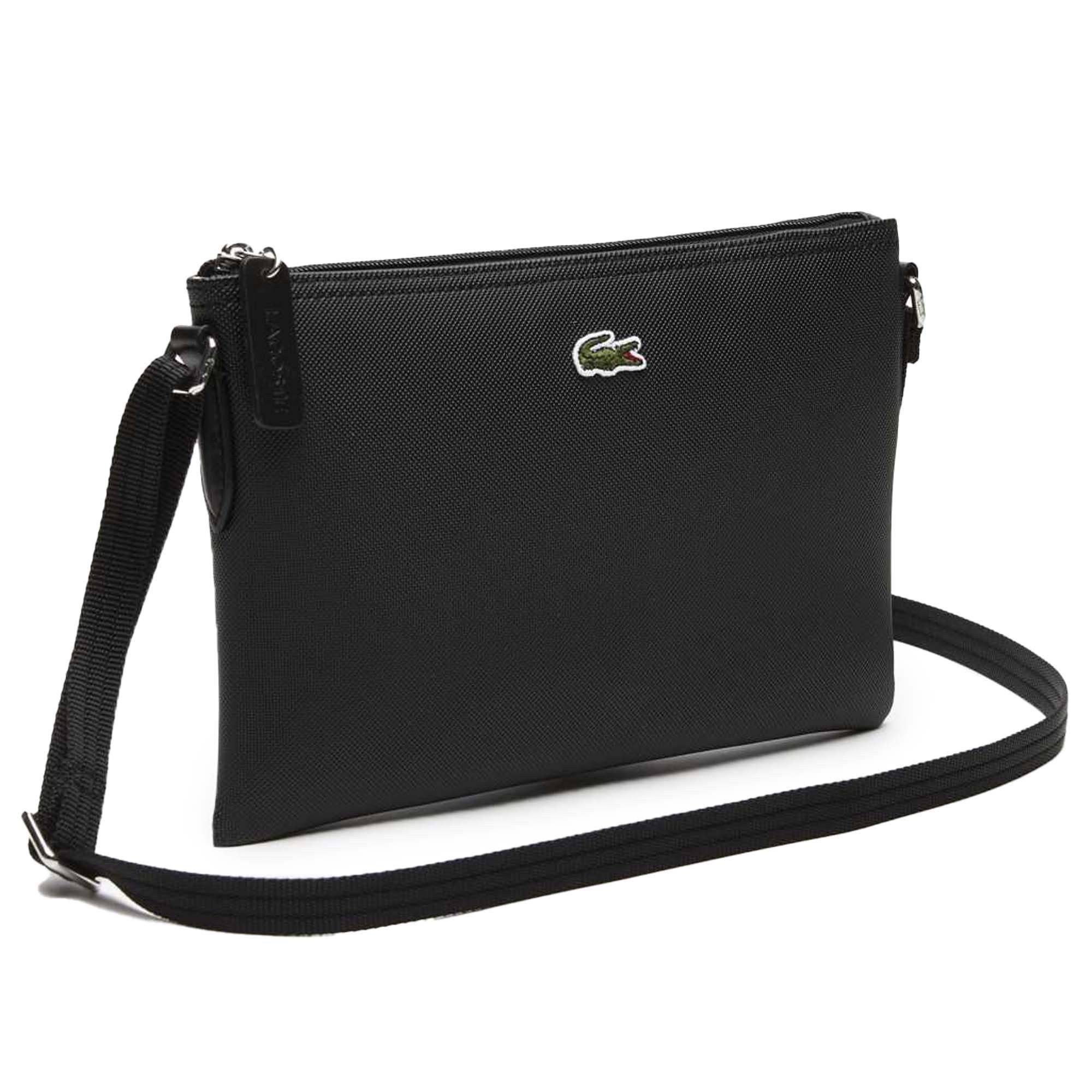 Lacoste Henkeltasche Damen Umhängetasche Lederimitat