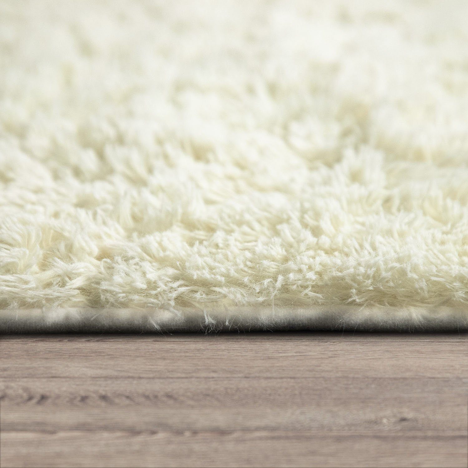 Paco Home Hochflor-Teppich Silky 591, rechteckig, Höhe: 37 mm, Uni-Farben, besonders weich und kuschelig, Wohnzimmer – Bild 4 von 5