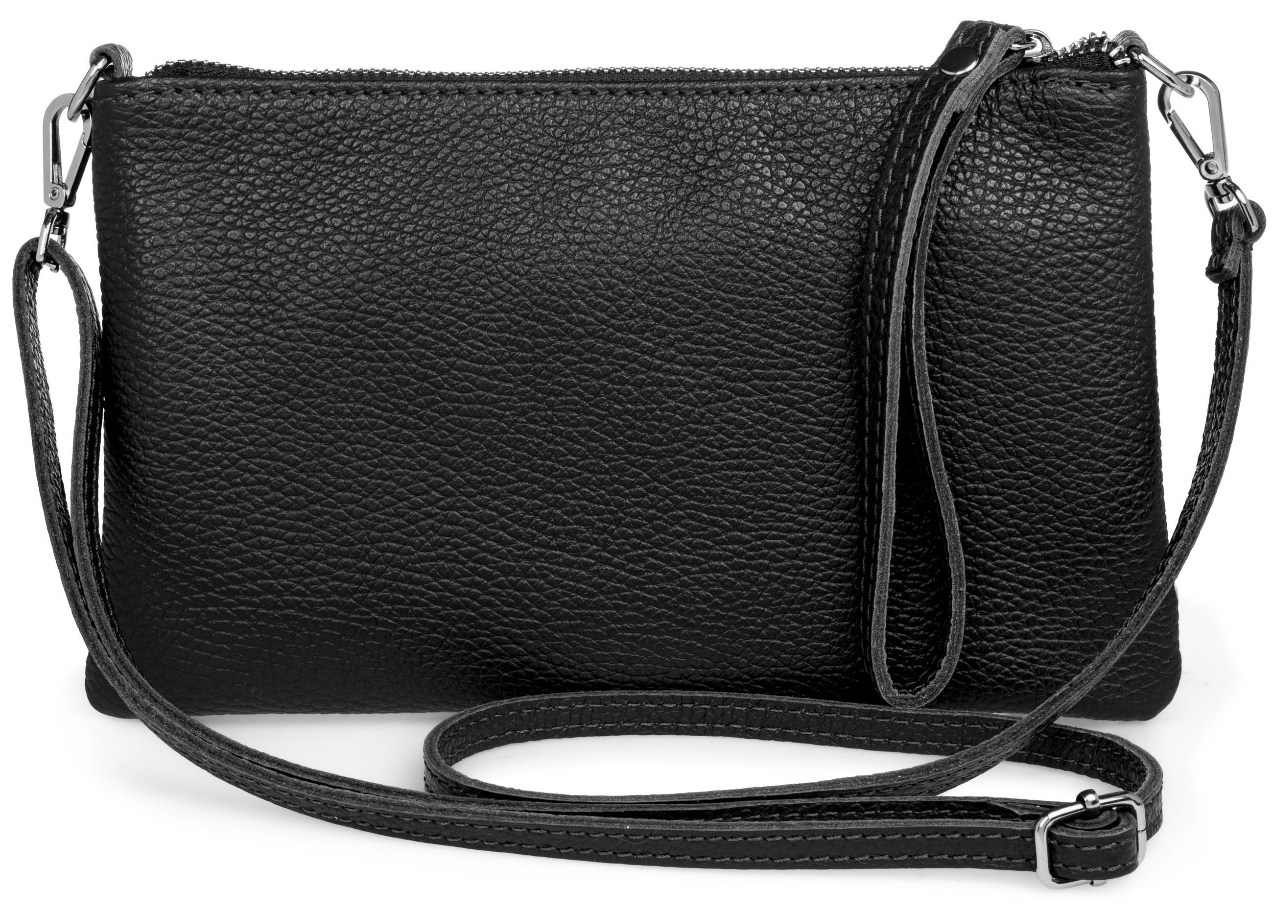 Caspar Clutch Abendtasche Kompakte Damen Leder Tasche - CLASSIC LINE - Mode günstig online kaufen