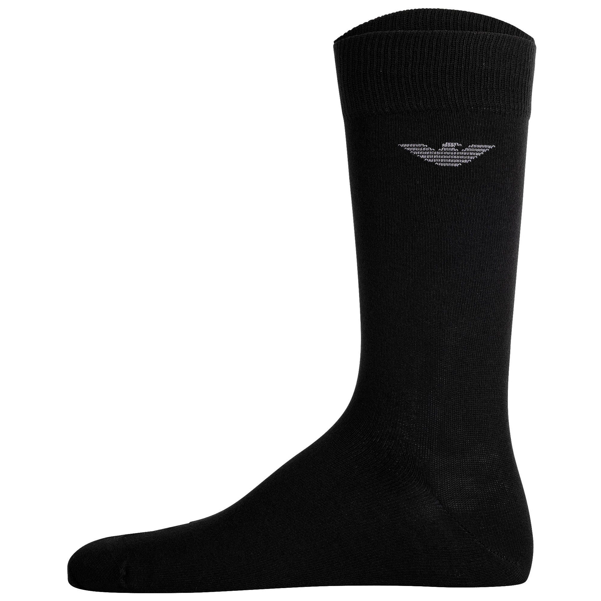 Emporio Armani Kurzsocken Herren Socken 3er Pack Baumwolle Casual Cotton (Packung, 3er Pack)