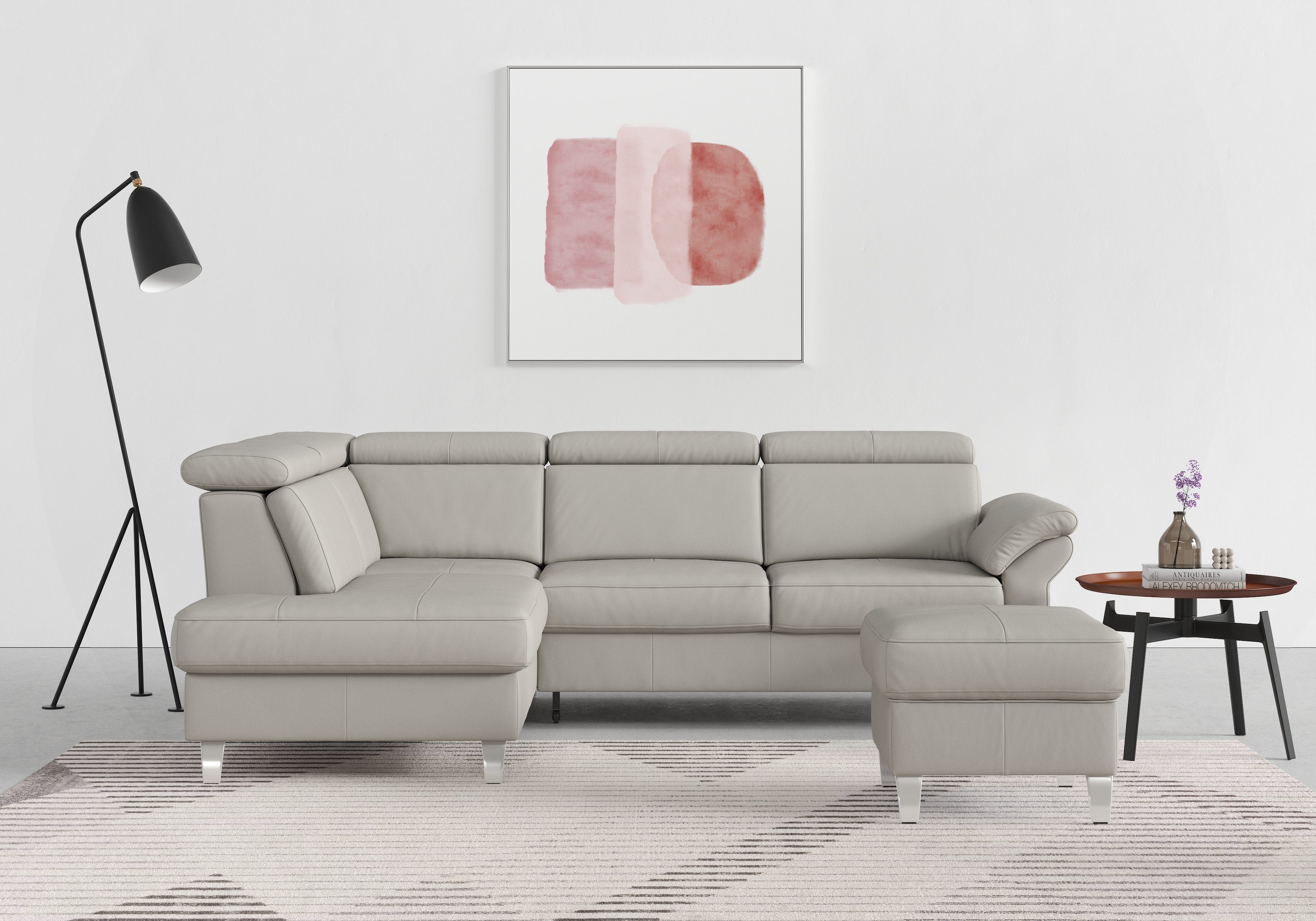 sit&more Ecksofa Arngast L-Form, inklusive Kopfteilverstellung günstig online kaufen