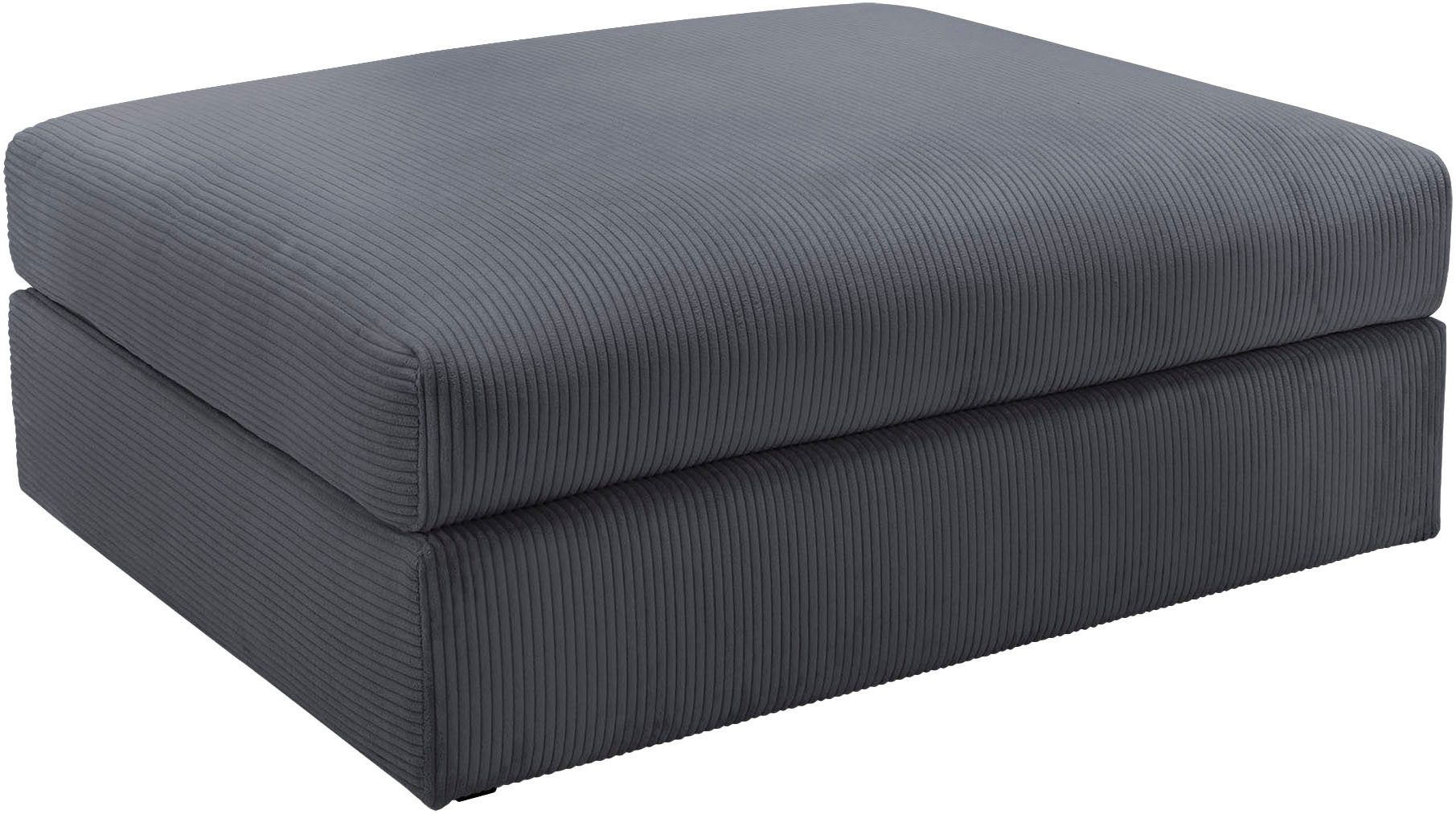 OTTO home Polsterhocker Soft&Cosy XL, B: 101 cm - OTTO. Verlässliche Qualität., Mega-Hocker, in Cord oder Chenille-Struktur wählbar