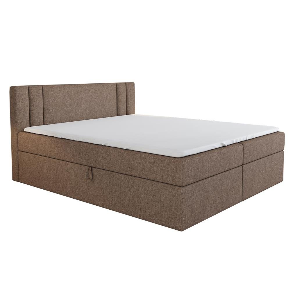 BRAUN Topper. Boxspringbett und 25 AKI GmbH 2 Bettkästen A&J MöbelLand mit