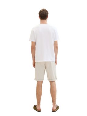 TOM TAILOR Chinoshorts mit Markenlabel