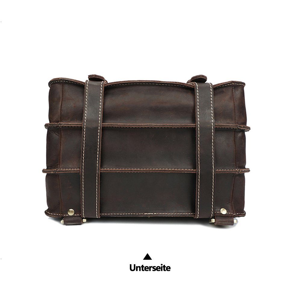 REDOM Umhängetasche Arbeitstasche Handtasche Leder Tragetasche Aktentasche günstig online kaufen