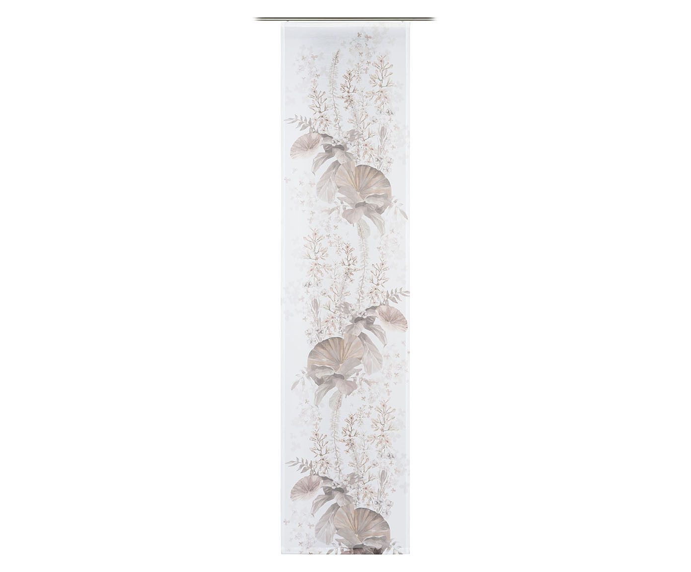 Gözze Vorhang GÖZZE Flächenvorhang BELLEVUE stein BH 60x245 cm grau Gardine