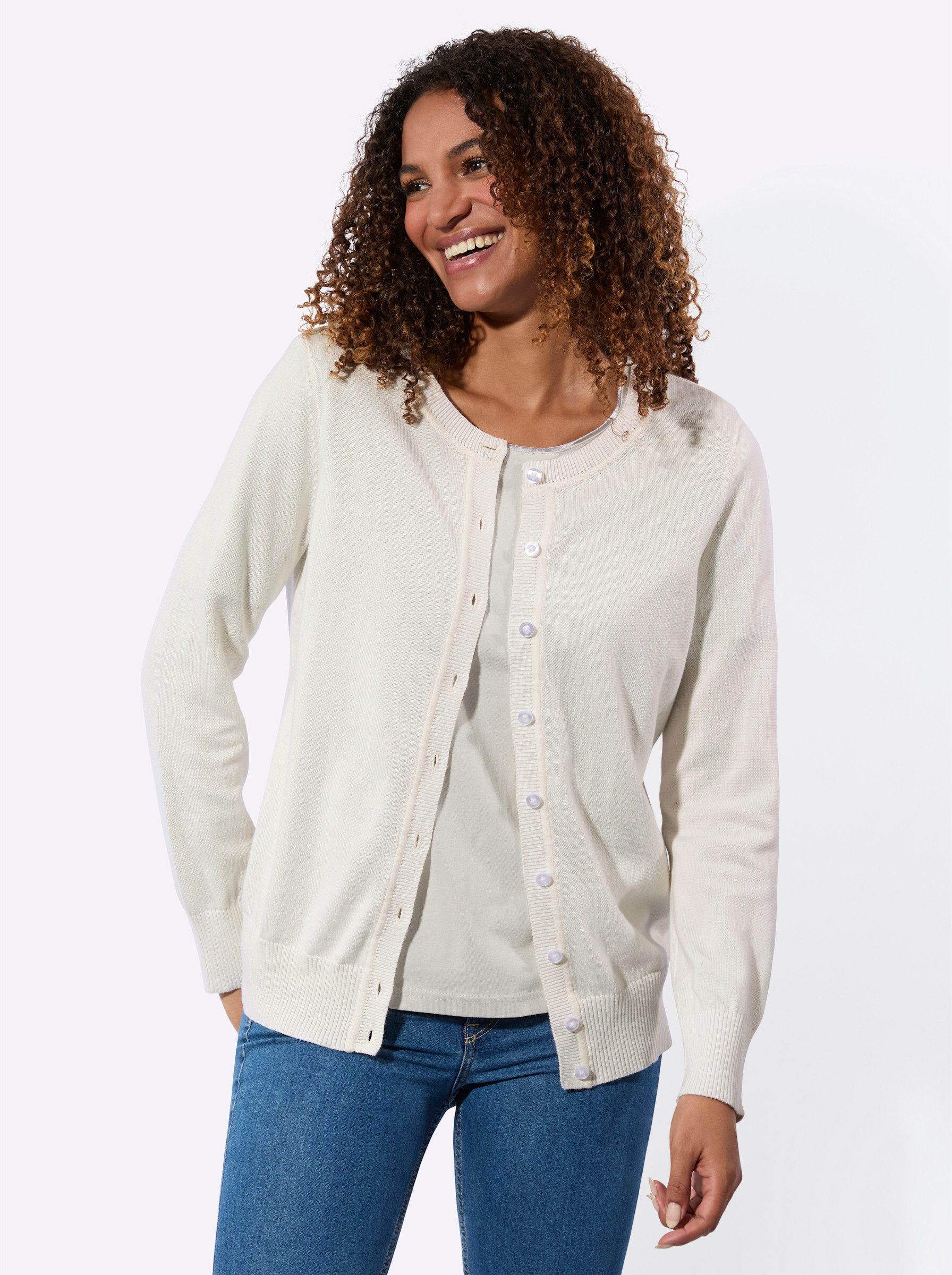 Witt Strickjacke Strickjacke Langarm Jersey günstig online kaufen