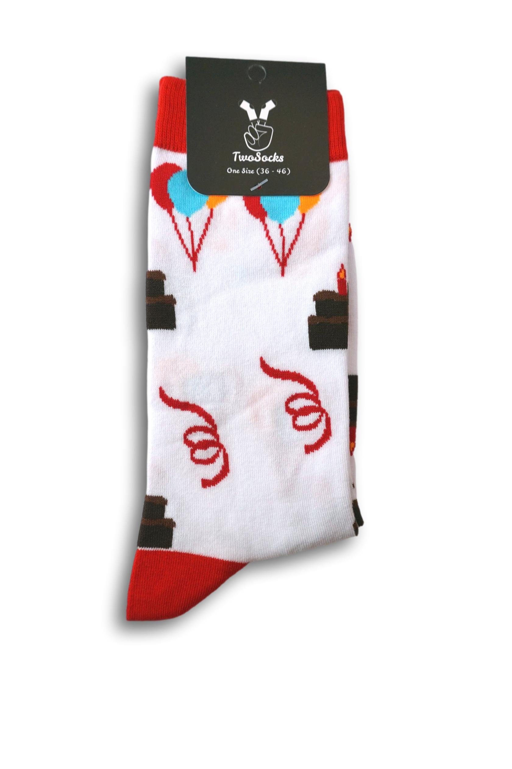 Socken TwoSocks Socken Damen, Herren Freizeitsocken Party & lustige Einheitsgröße