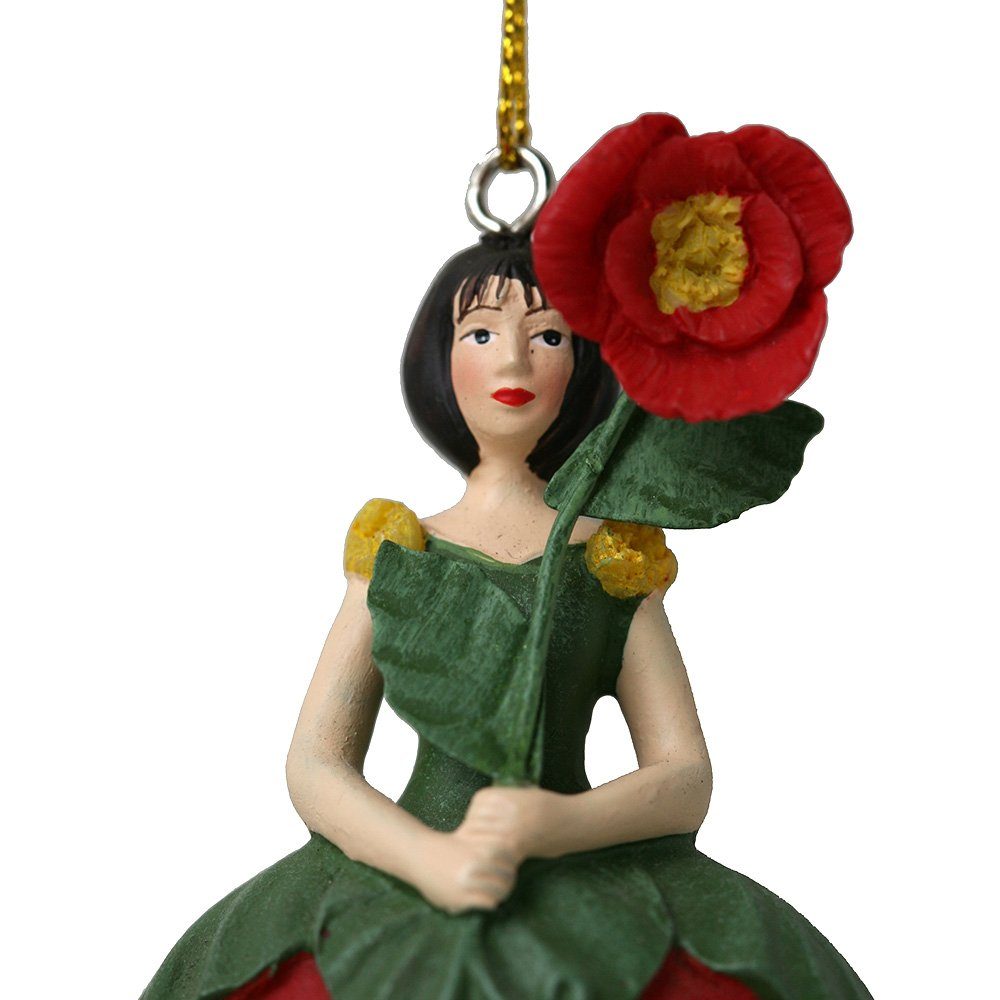 ROSEMARIE SCHULZ Heidelberg Dekofigur Blumenmädchen Mohnblume zum Hängen Dekohänger Blumen Deko-Objekt