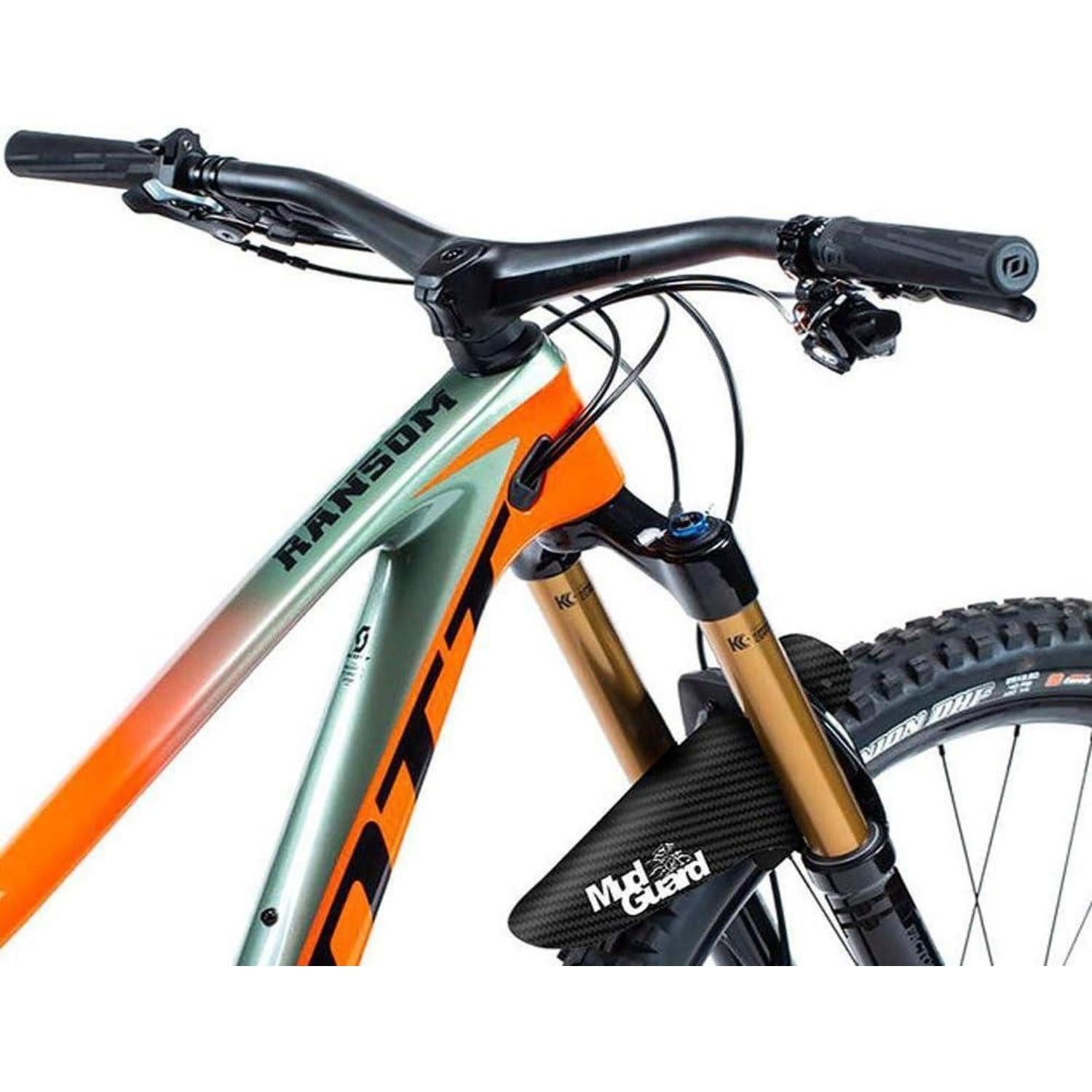 LuxusKollektion Schutzblech Schutzbleche Mountainbike 2-teilig 8 Kabelbinder