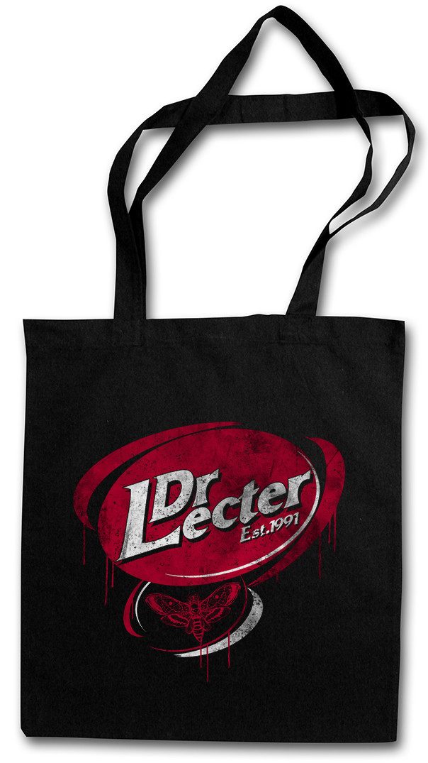 Beuteltasche Dr. Lecter Stofftasche Schweigen Silence of the der Lämmer Lambs Red