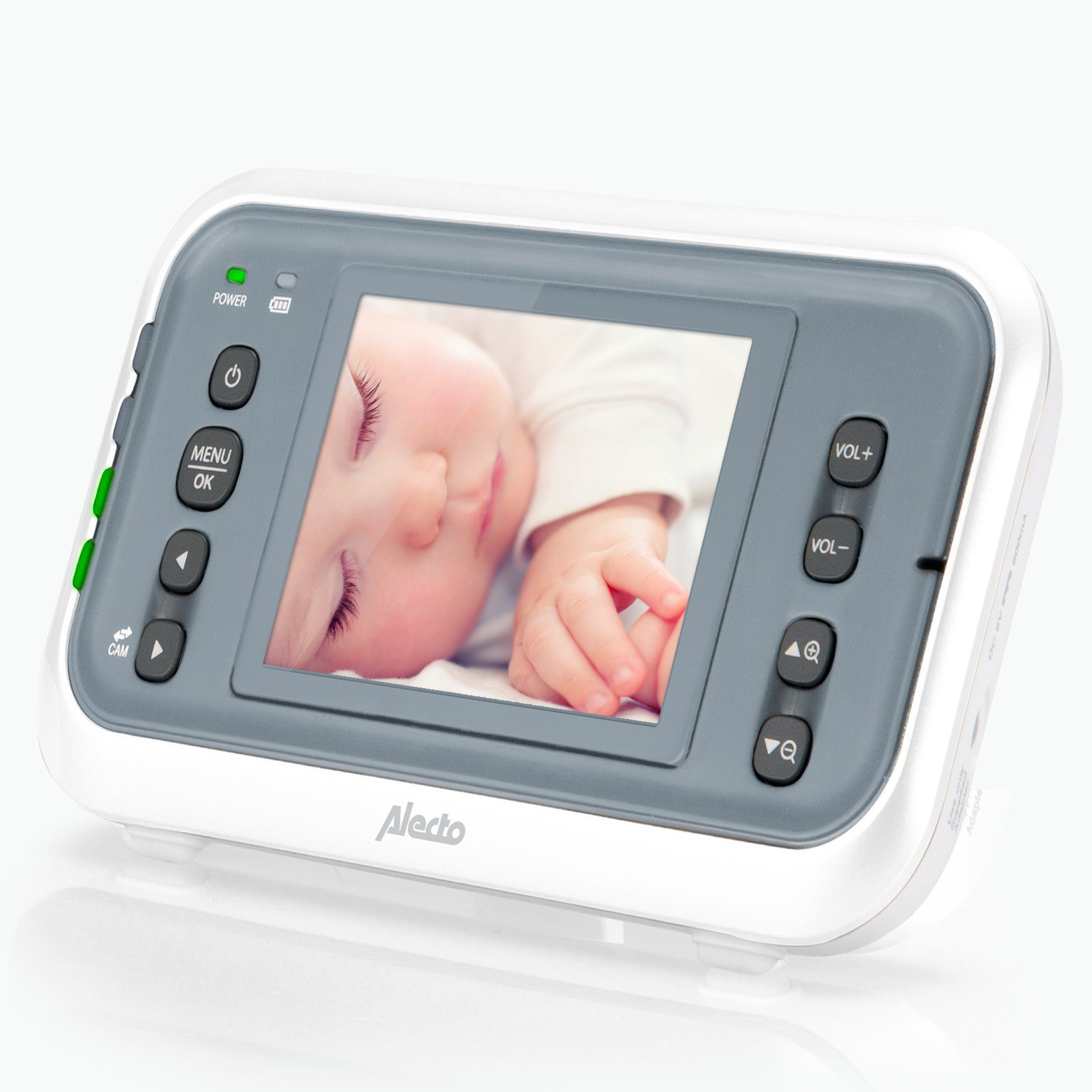 Alecto Video-Babyphone DVM-76, 1-tlg., Kamera und 2.8"-Farbdisplay mit Babyphone