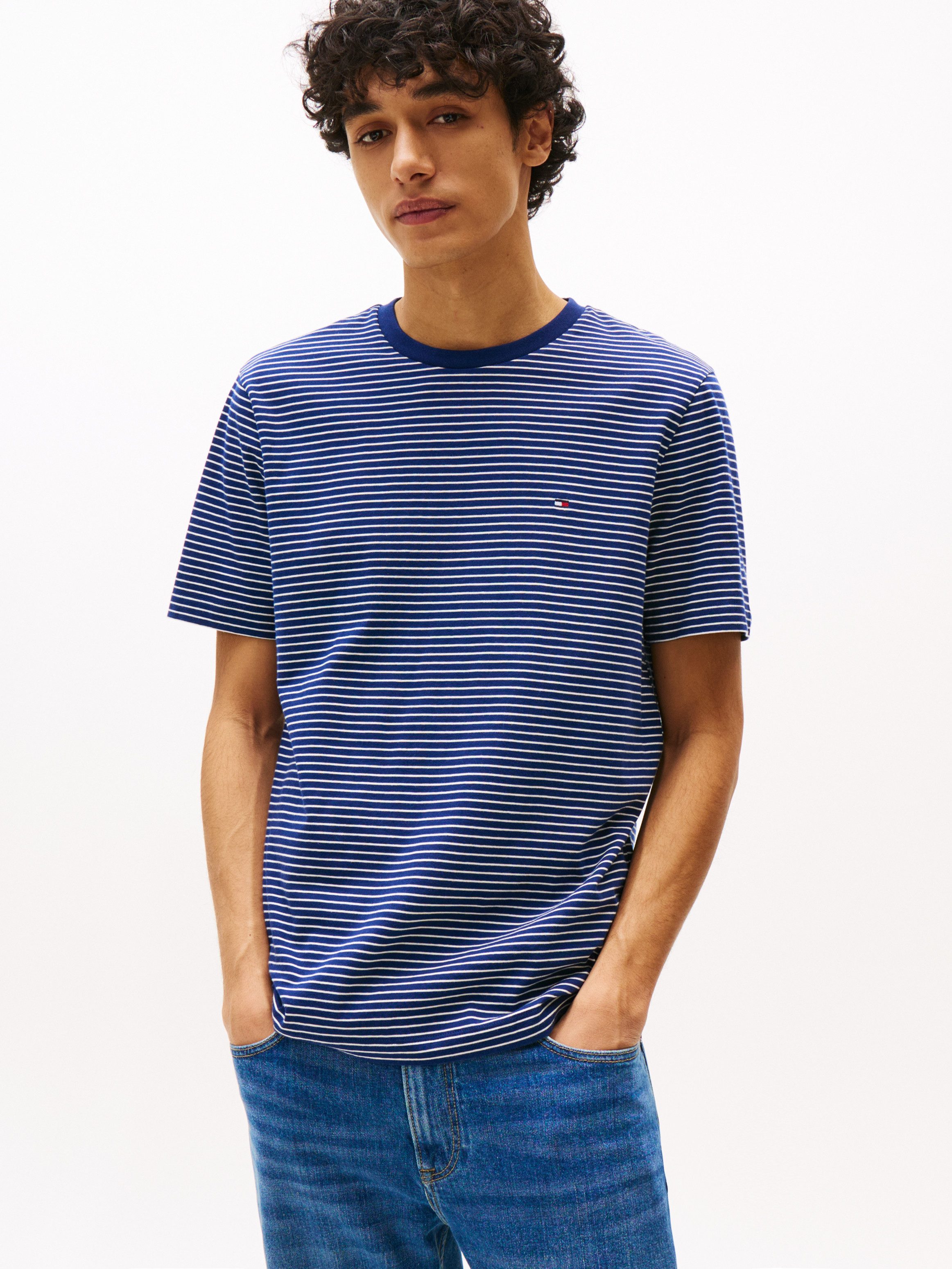 Tommy Hilfiger T-Shirt ESSENTIAL REGULAR FIT SOLID mit Stickerei unifarben, günstig online kaufen