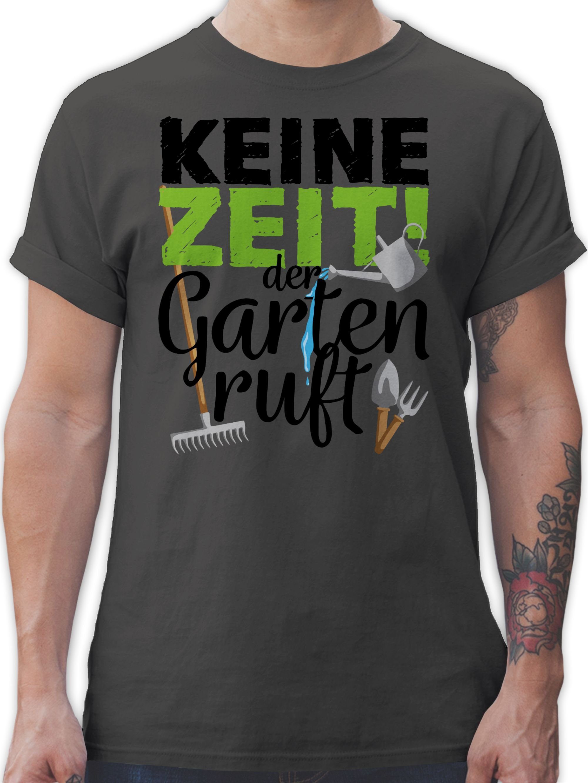 T-Shirt Keine Zeit der Garten ruft - Gartengeräte