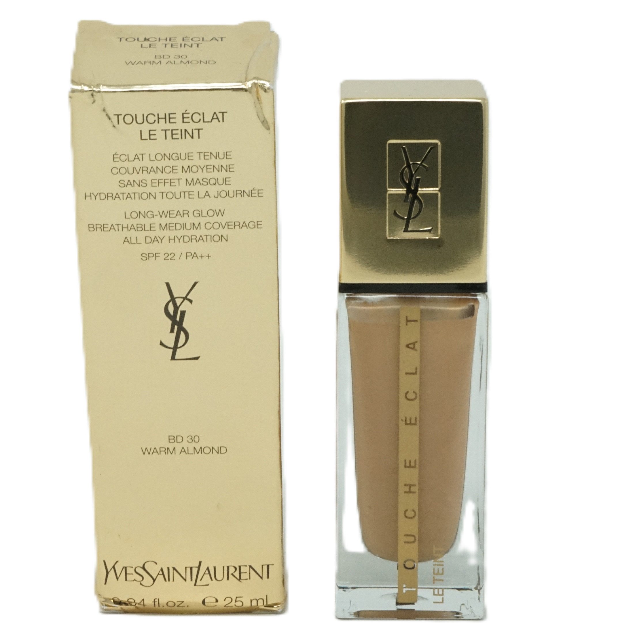 Foundation Yves Saint Laurent Eclat Le Teint Foundation BD 30 Warm Almond 25ml