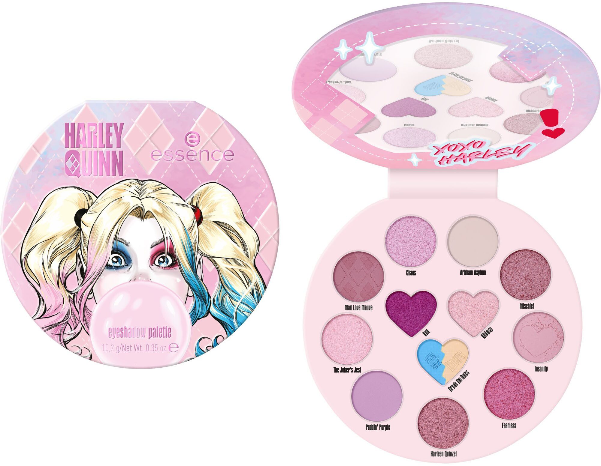 Lidschatten-Palette Harley Quinn eyeshadow palette