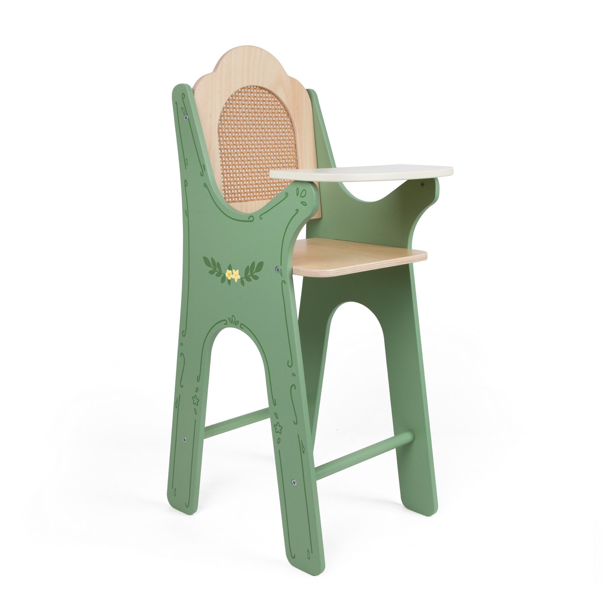 Classic World Puppenhochstuhl Classic World - Hochstuhl Vintage - 24,3x32,9x61,9cm - ab 3 Jahre