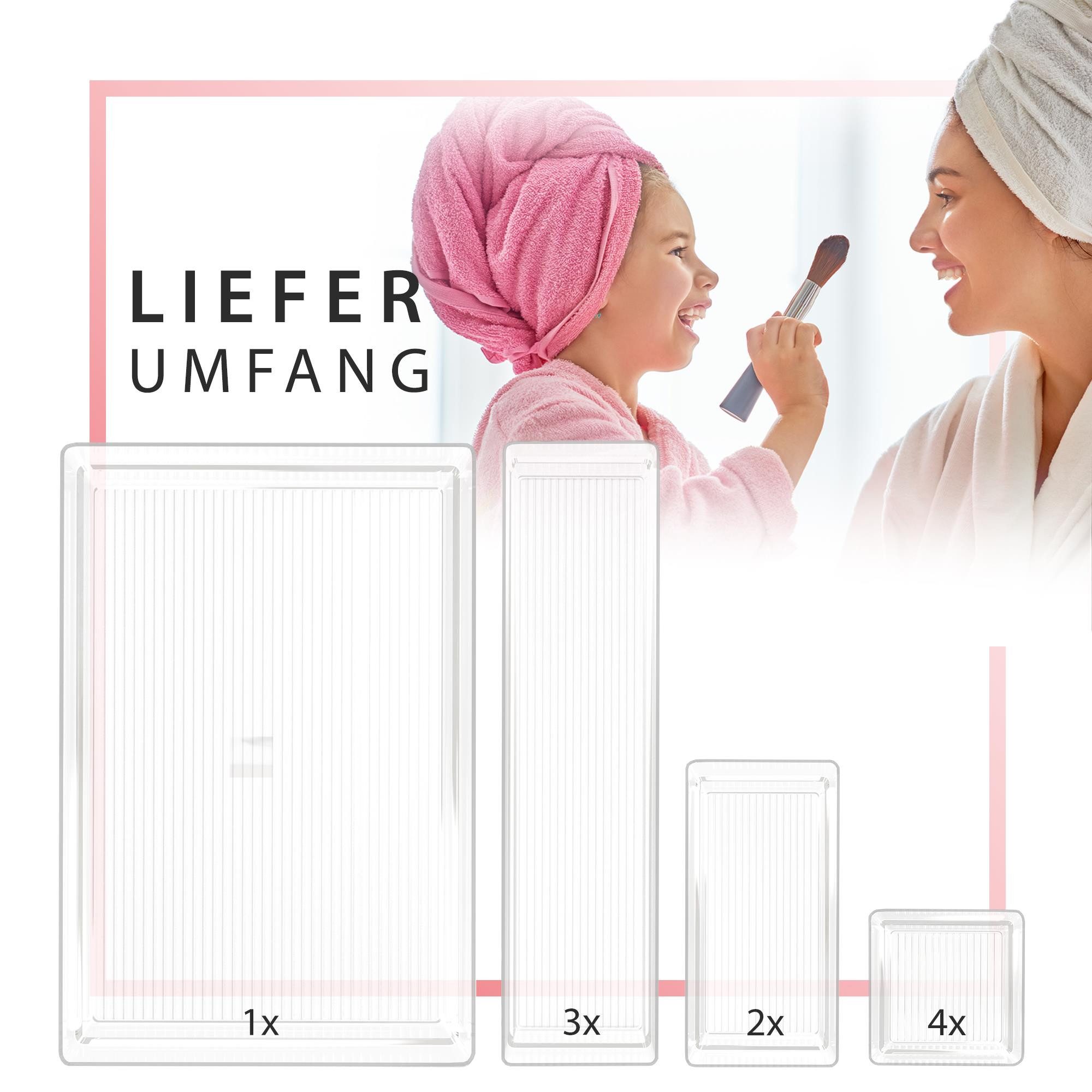 Hausfelder Schubladeneinsatz Schubladen Organizer (10-teilig, für eine halb günstig online kaufen