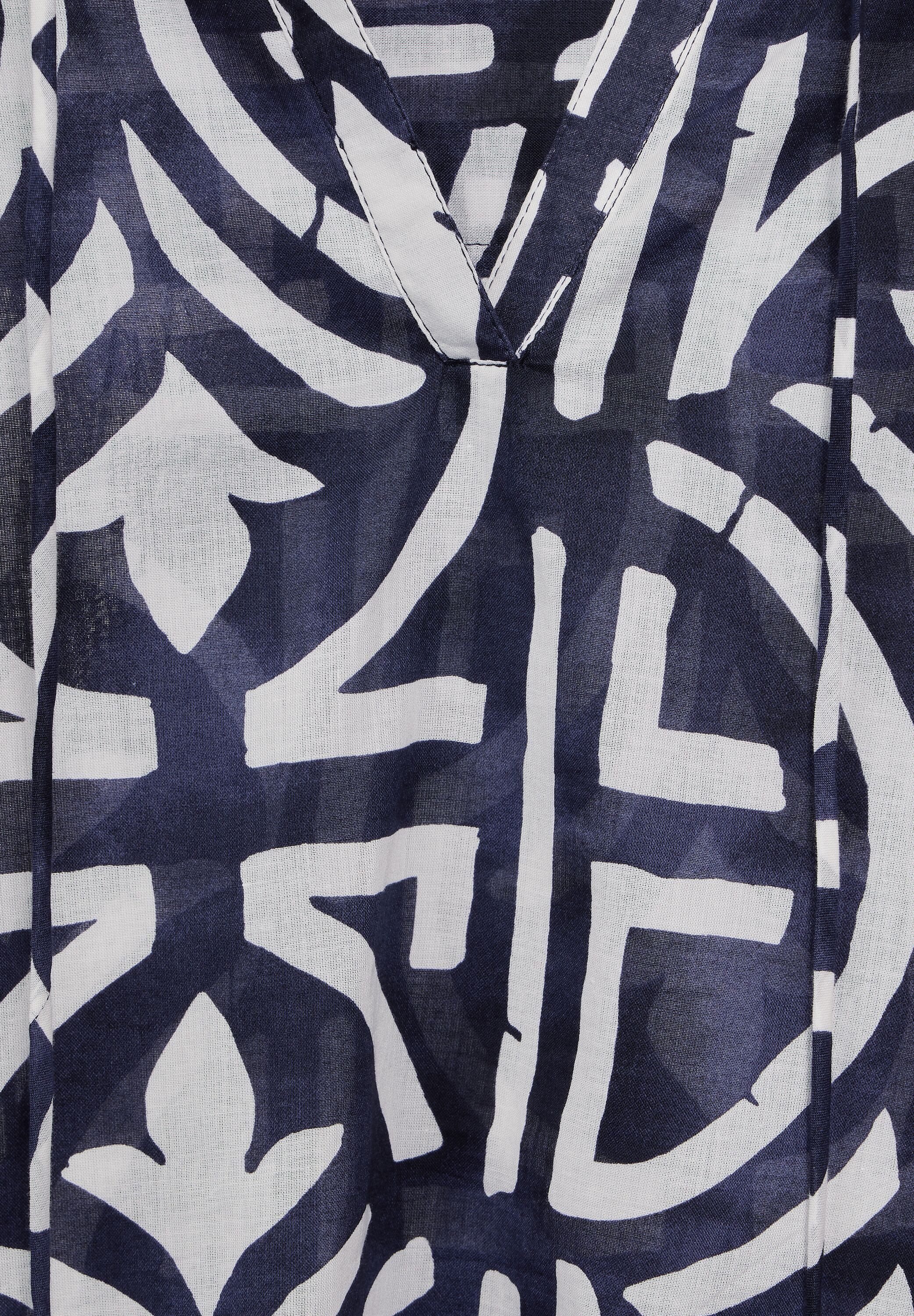STREET ONE Hemdbluse mit grafischem Muster