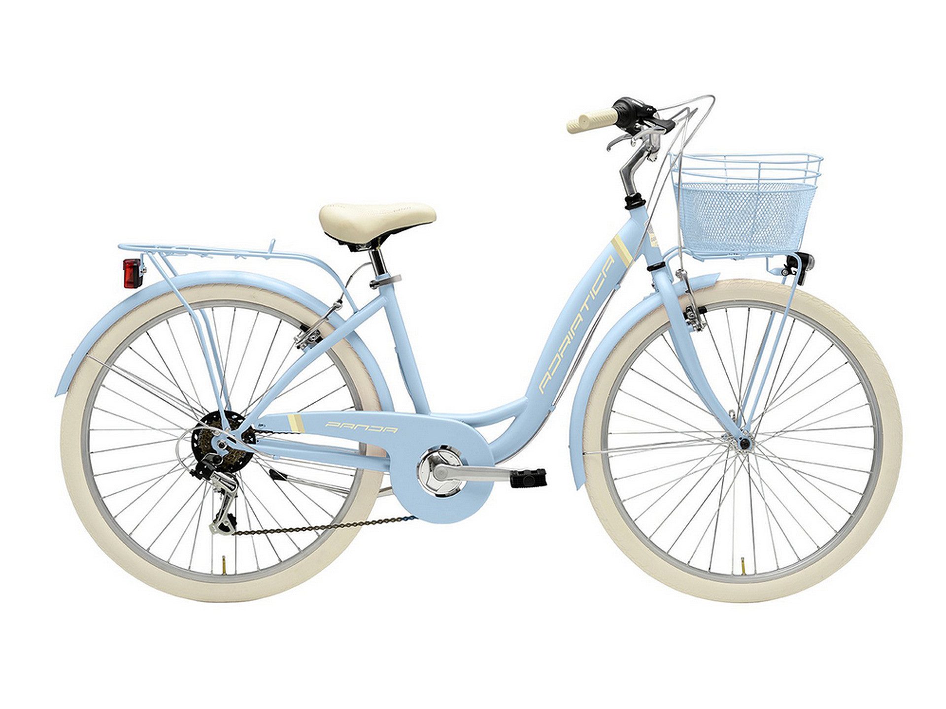 Adriatica Cityrad, 6 Gang Shimano, Kettenschaltung, Cityfahrrad 26 Zoll PANDA
