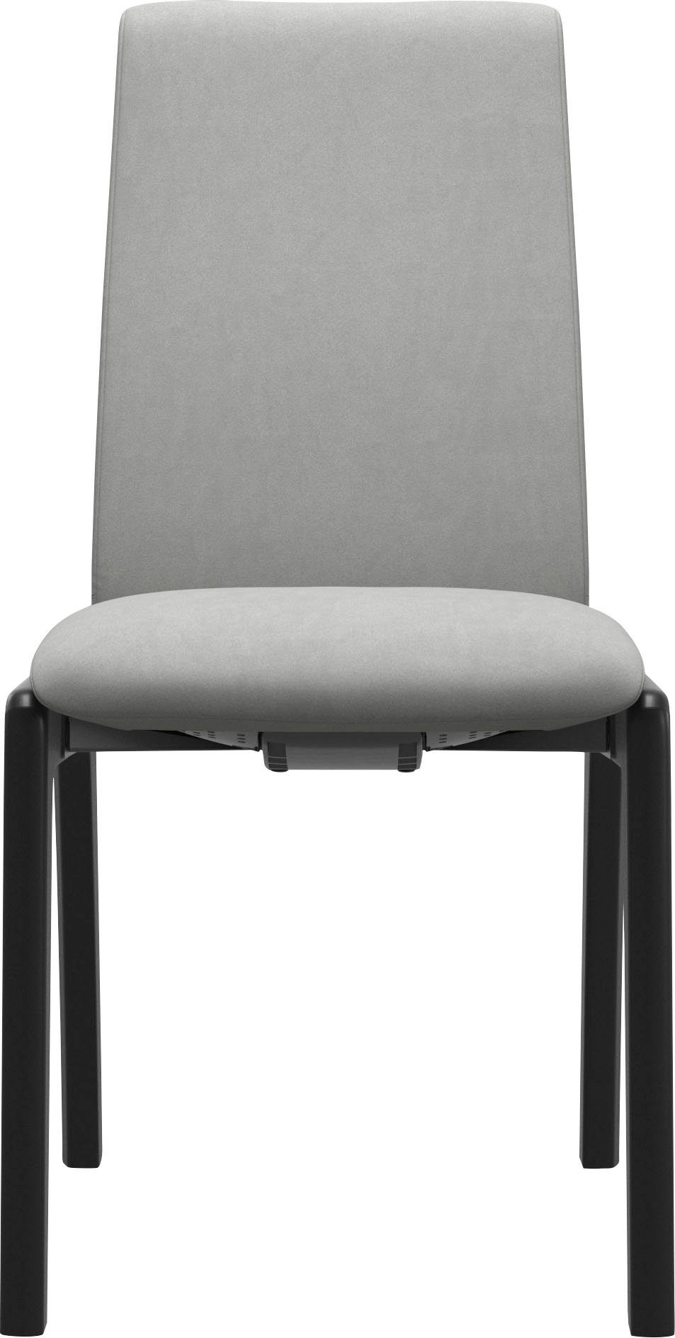 abgerundeten Back, Beinen Stressless® Polsterstuhl Schwarz Low in Größe Laurel, M, mit