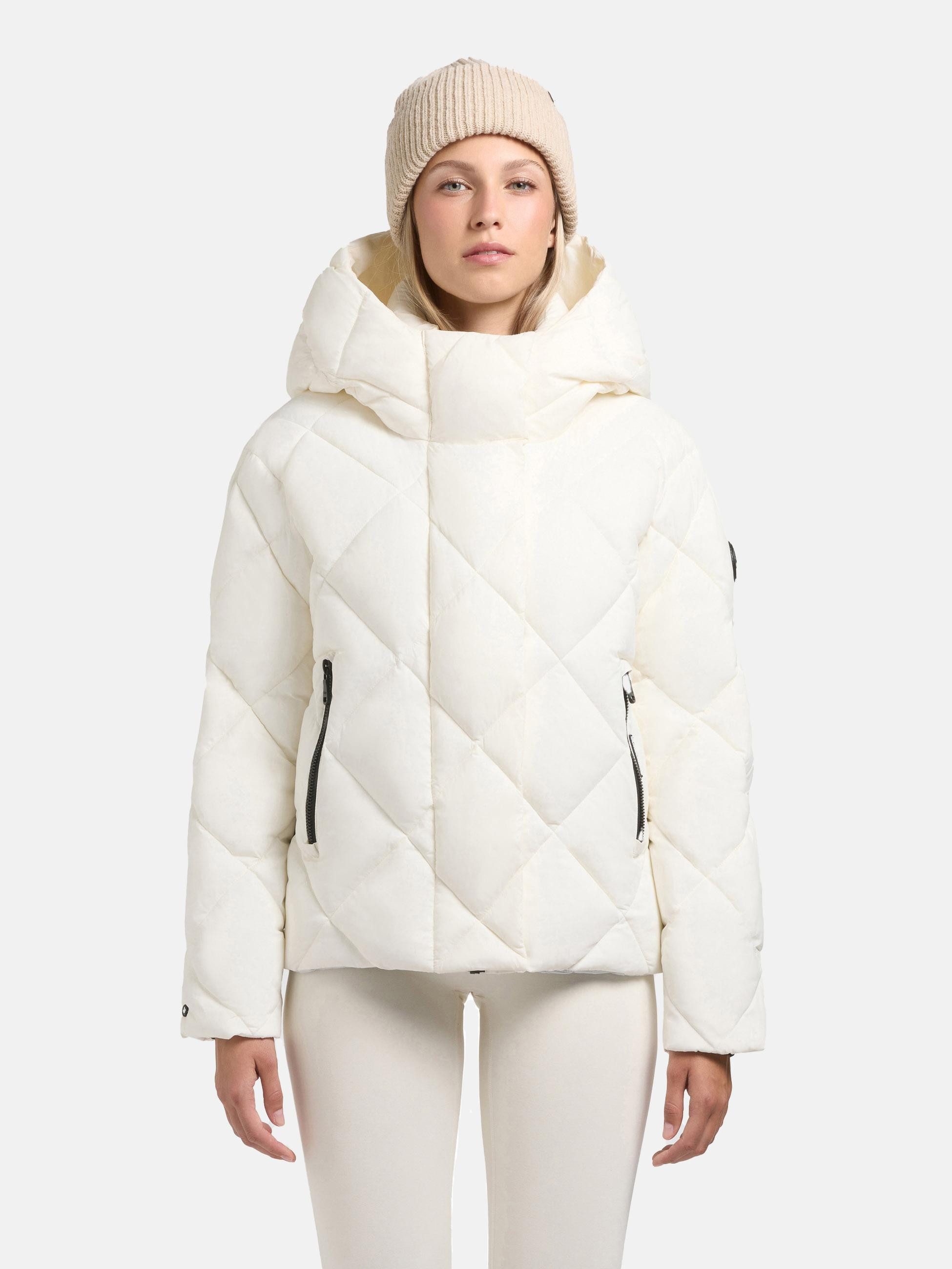 khujo Steppjacke Lilian Damen Winterjacke mit Karo-Steppung günstig online kaufen