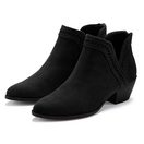 LASCANA Cowboy Stiefelette Cowboy Boots, Western Stiefelette, Ankleboots mit Ausschnitt VEGAN