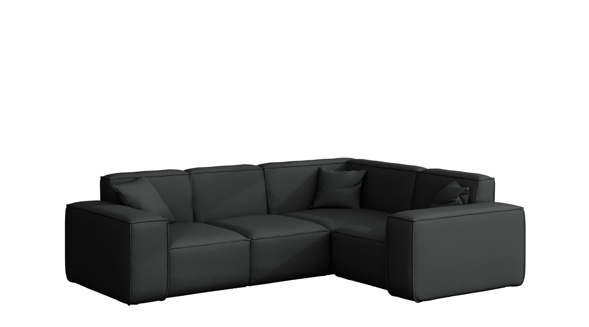 Fun Möbel Loungesofa Gartenmöbel Garten Ecksofa SUMMER, Kurzer Schenkel rechts oder links wählbar, Pflegeleichter und wetterfester Bezug