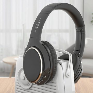Diida Kopfhörer, drahtlose Kopfhörer, Bluetooth-Headsets, Retro-Kopfhörer,DJ Over-Ear-Kopfhörer (Drei Modi,bilaterales Stereo,Akkulaufzeit 8 Stunden)