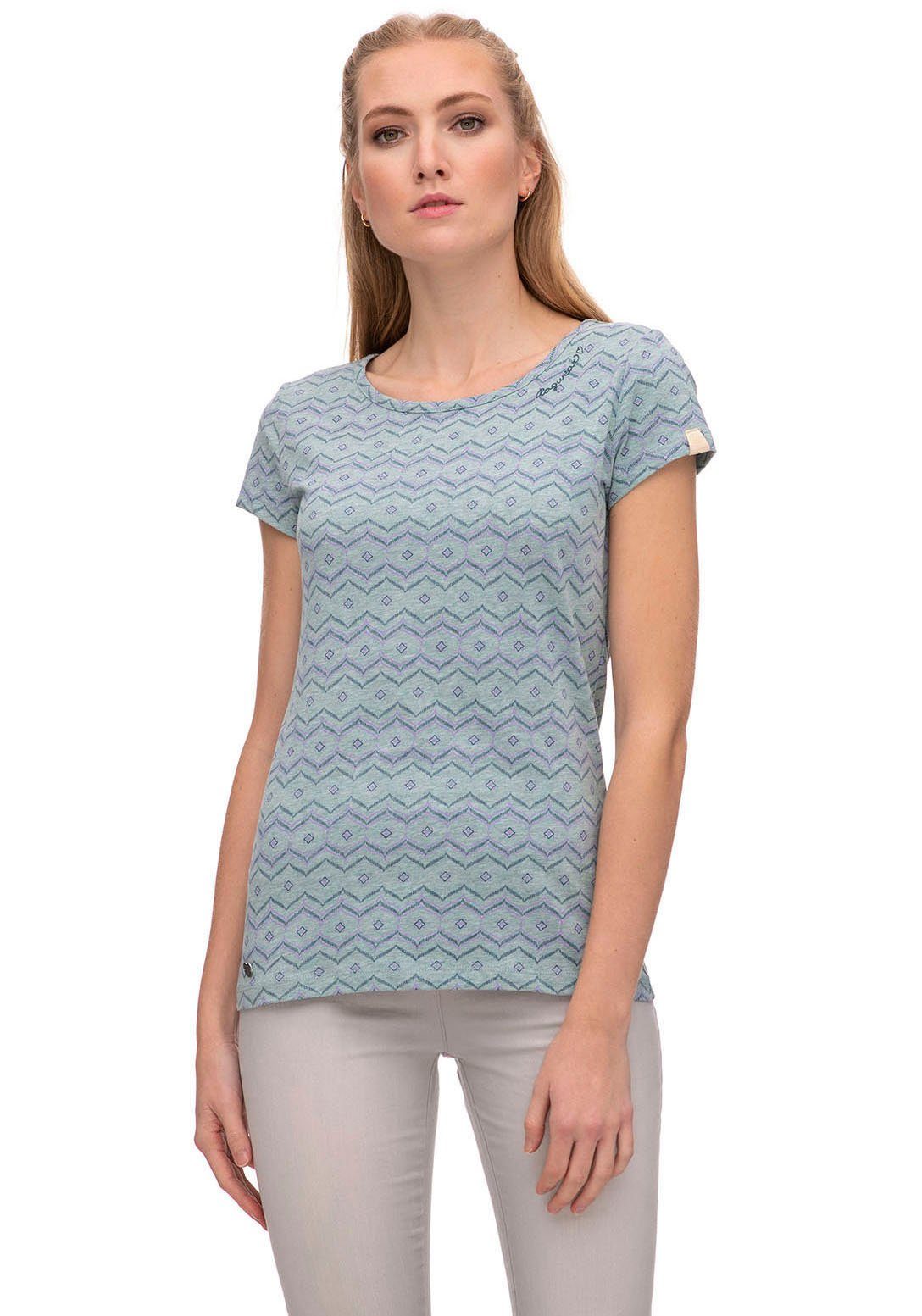 Ragwear Rundhalsshirt Shirt MINTT ZIG ZAG aqua | T-Shirts