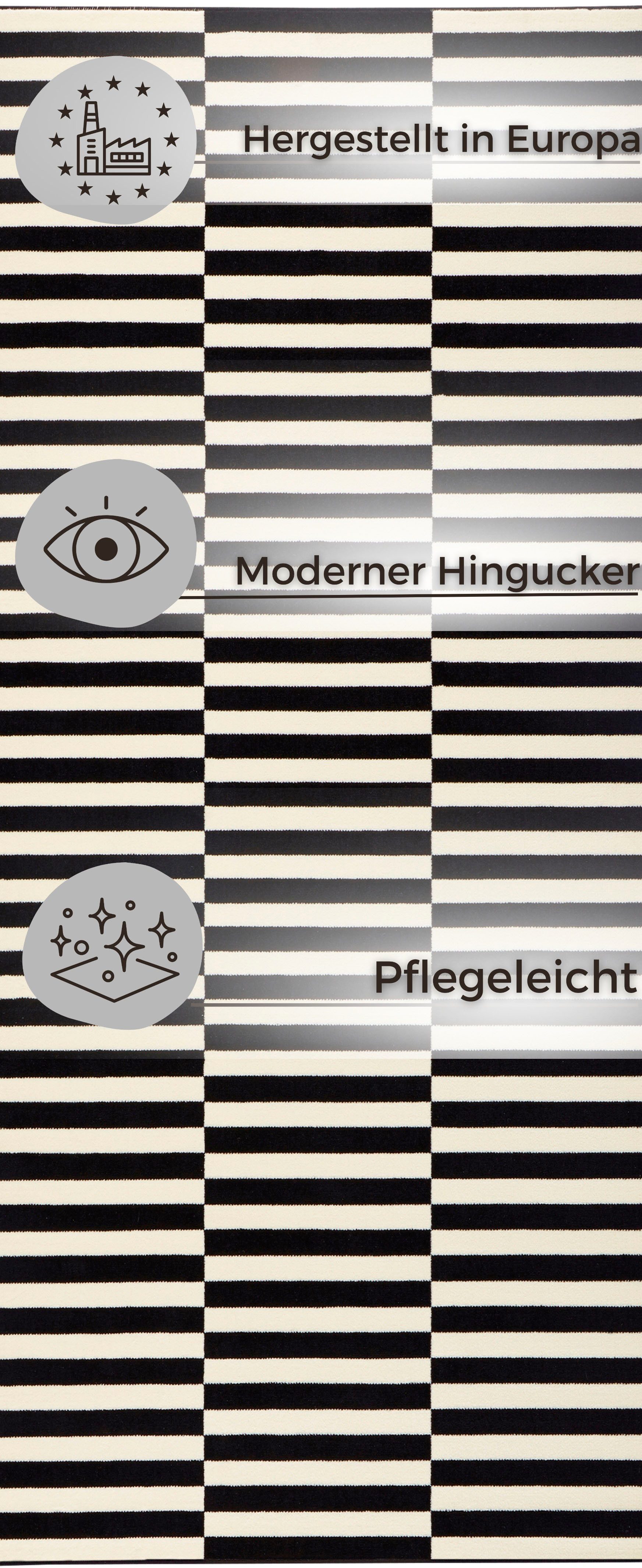 HANSE Home Teppich Panel, rechteckig, Höhe: günstig online kaufen