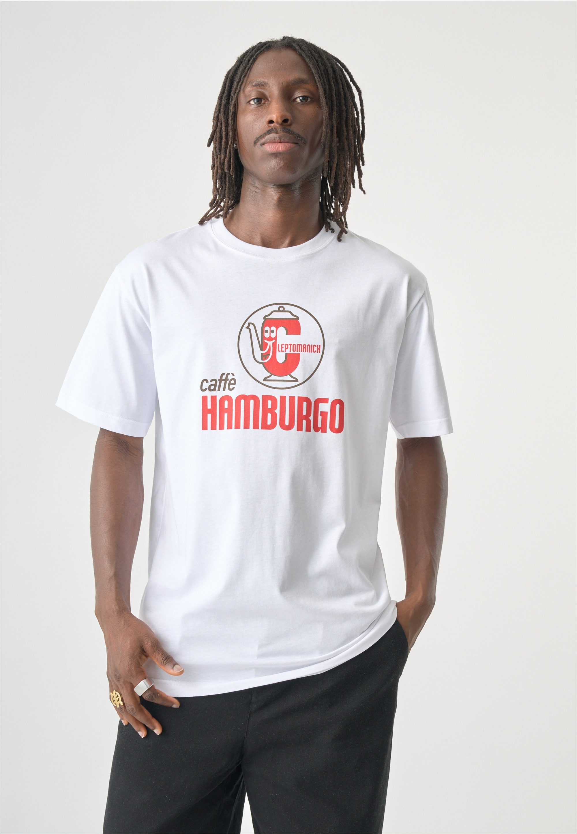 Cleptomanicx T-Shirt mit großem Frontprint