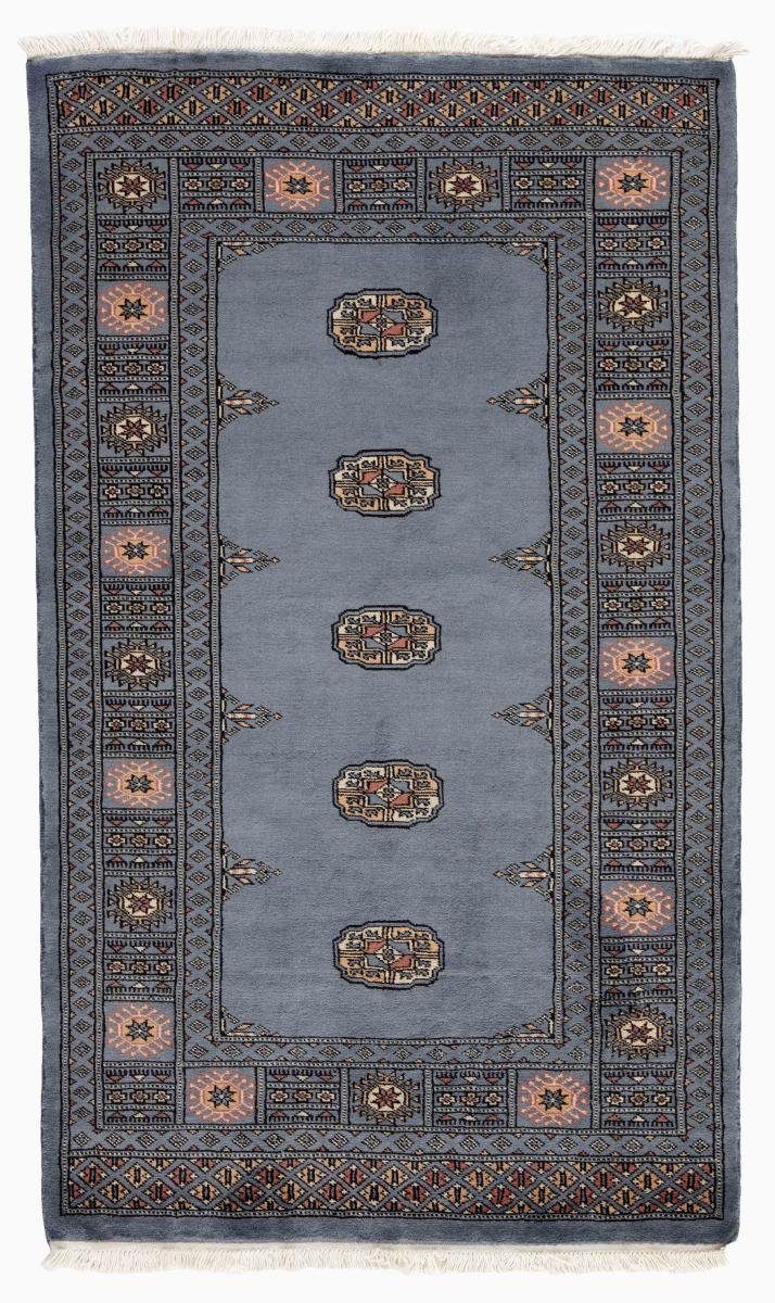 Orientteppich Pakistan Buchara 3ply 97x158 Handgeknüpfter Orientteppich, Nain Trading, rechteckig, Höhe: 8 mm