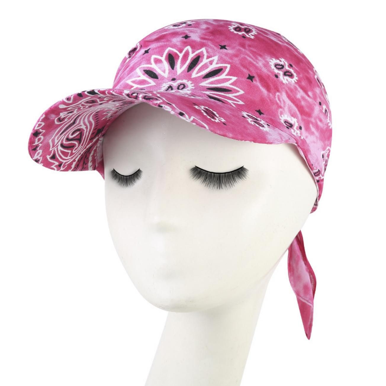 Coonoor Baseball Cap Bandana Cap mit Schleifenbindung Damen,leicht und weich