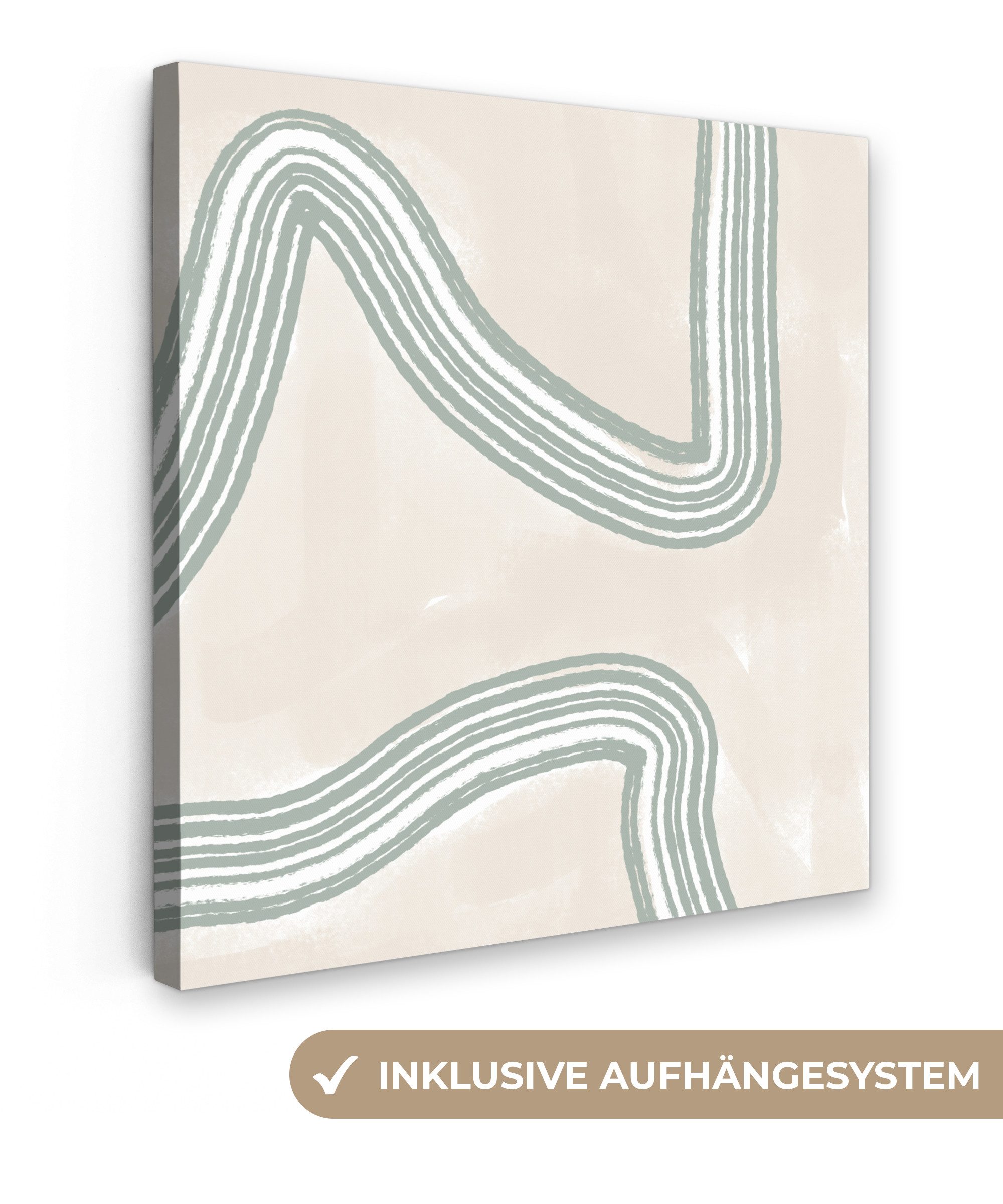 OneMillionCanvasses® Leinwandbild Linie - Abstrakt - günstig online kaufen