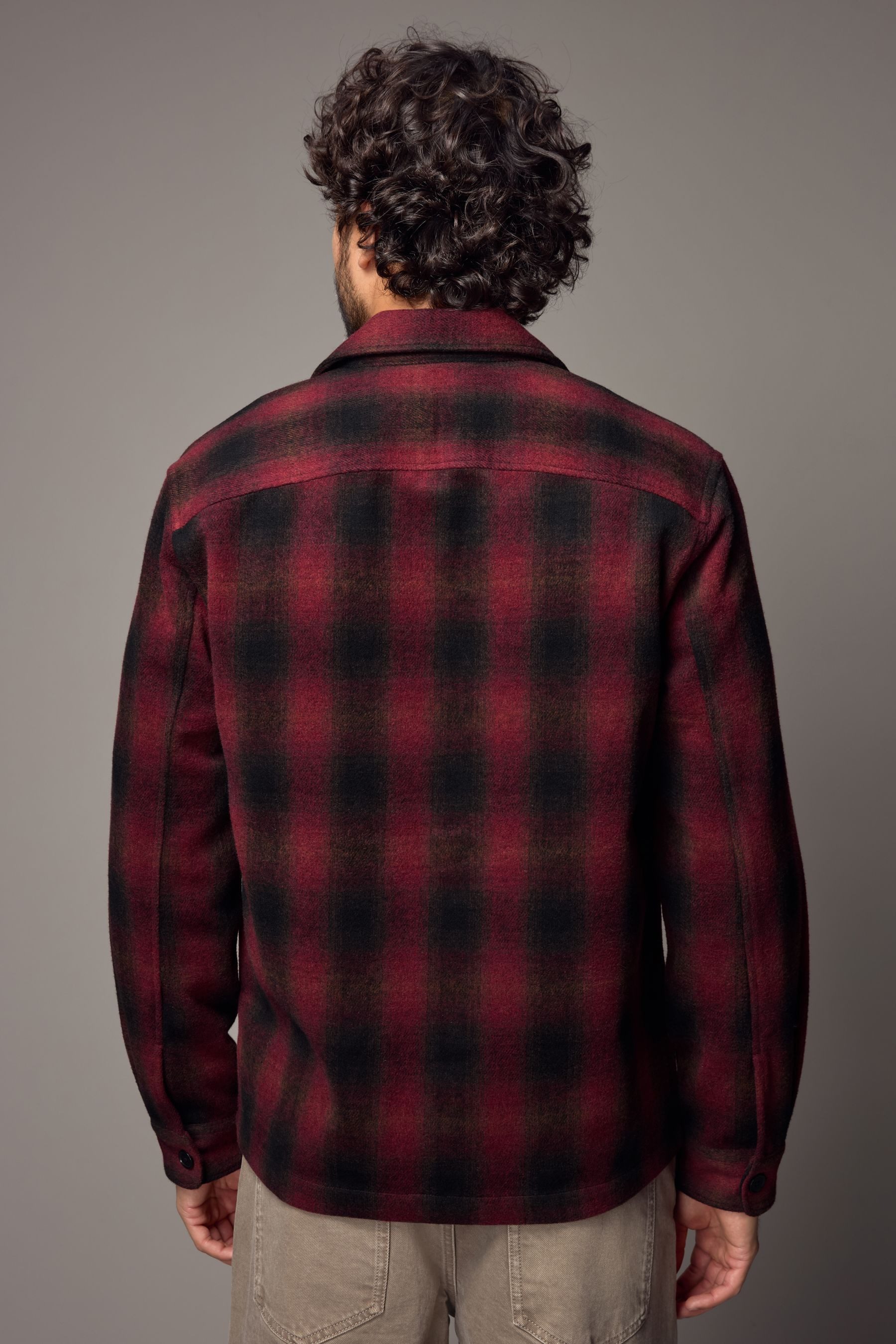 Next Hemdjacke Karierte Hemdjacke aus Wollmischung (1-St) günstig online kaufen