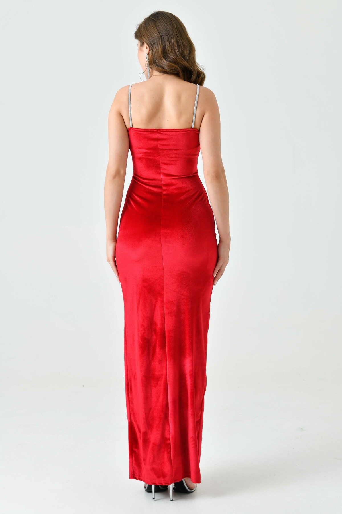 WOMAN VISION Maxikleid Trägerloses Maxikleid mit Schlitz – Bild 3 von 5