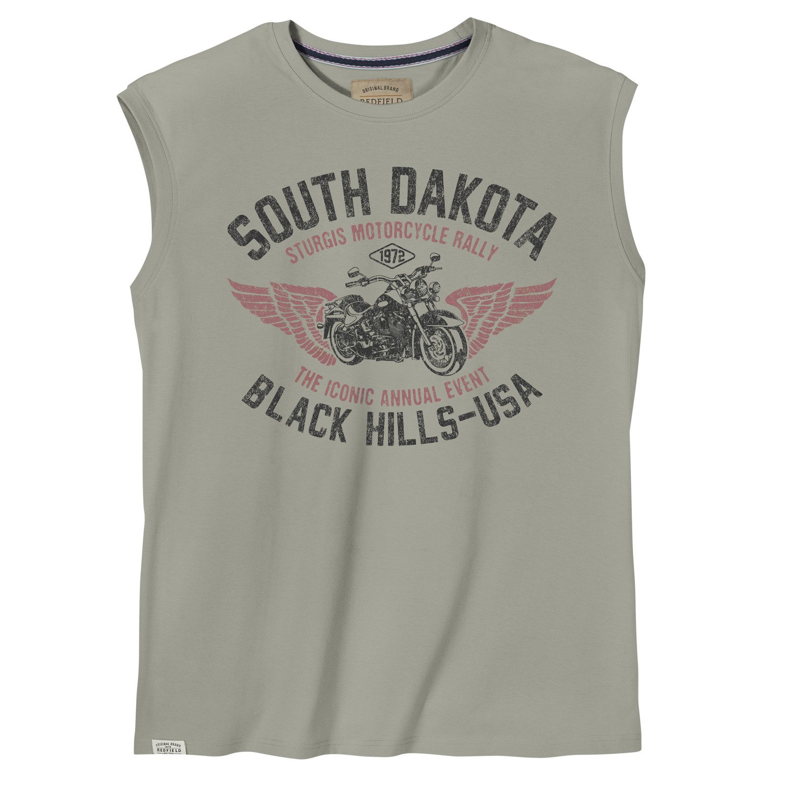 redfield Muscleshirt Redfield Tank Top in Herren-Übergrößen, khaki
