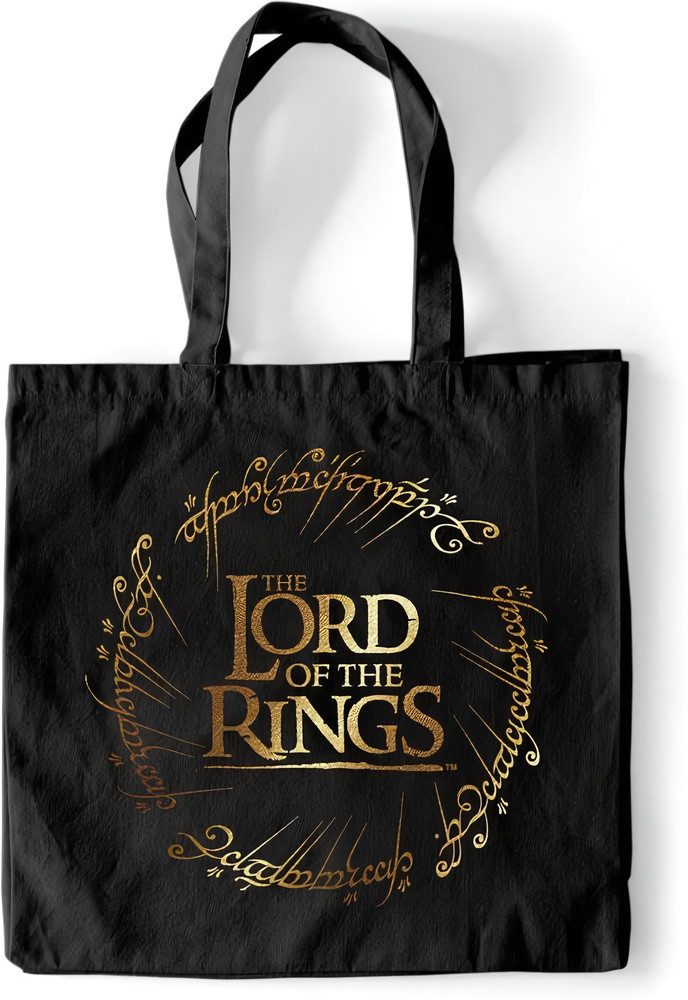 Der Herr der Ringe Tragetasche Gold Foil Tote Bag