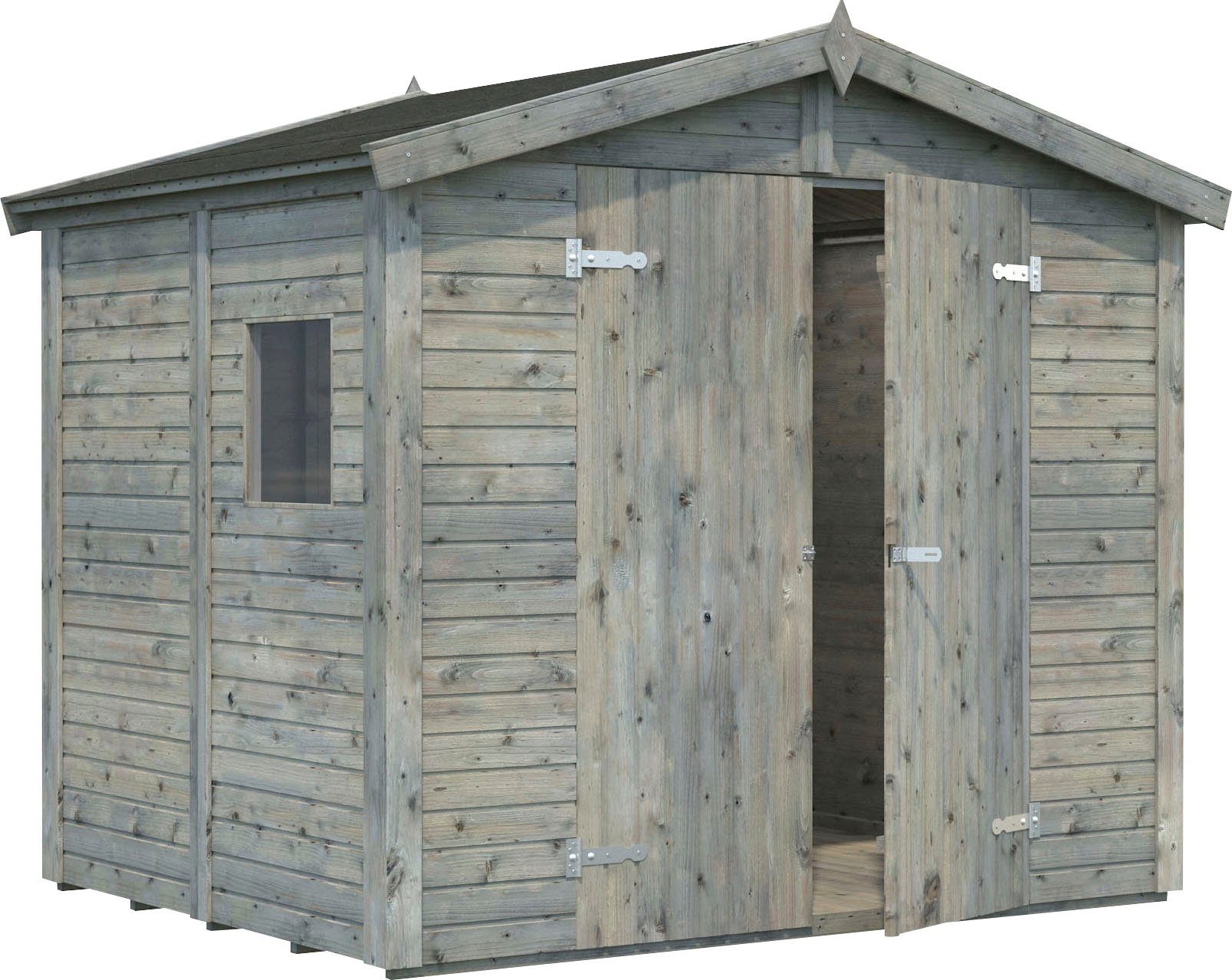 Palmako Gerätehaus Dan, BxT: 261x210 cm, grau