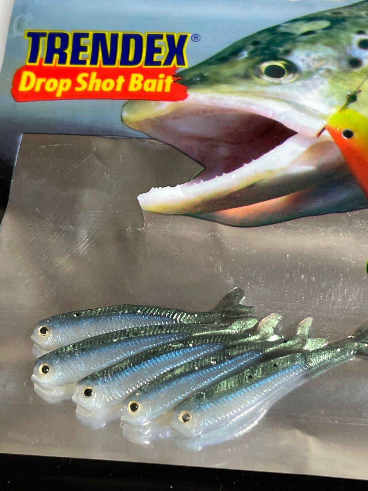 Kunstköder 5 Drop Shot Köder - Trendex Drop Shot Bait 4,5cm Barsch Forellenköder