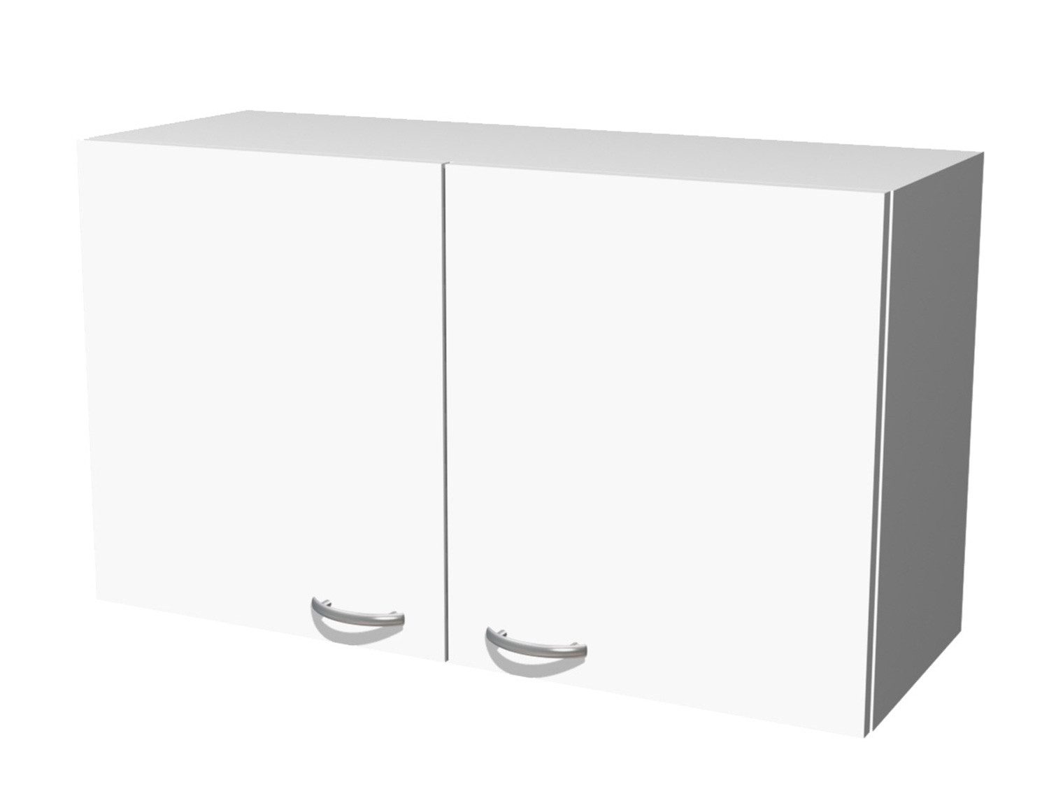 Flex-Well Hängeschrank Hängeschrank Küche - 100 cm breit - Weiß – Witus